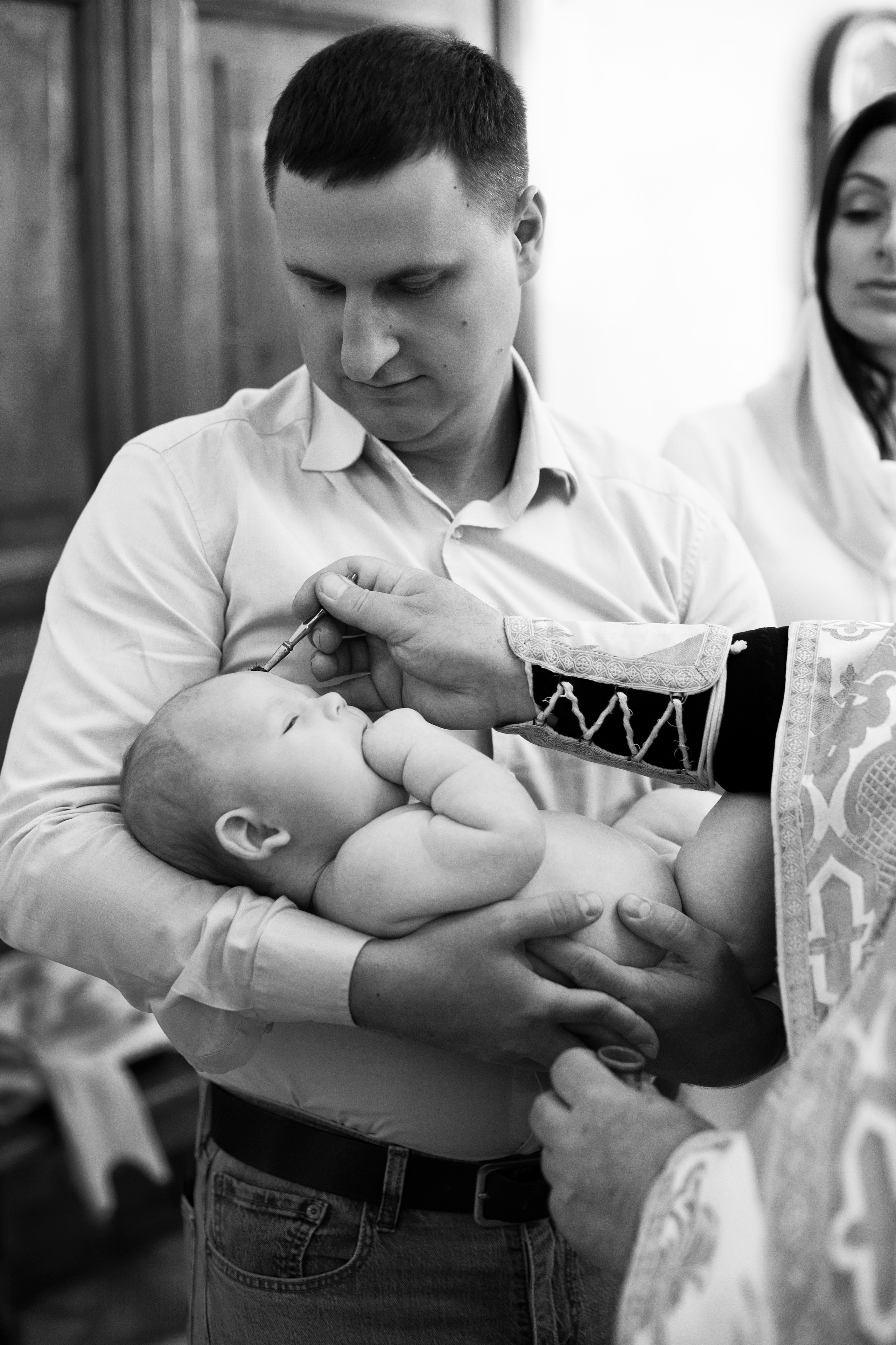 Таинство Крещения. Фотограф новорожденных в Москве Кристина Ткач