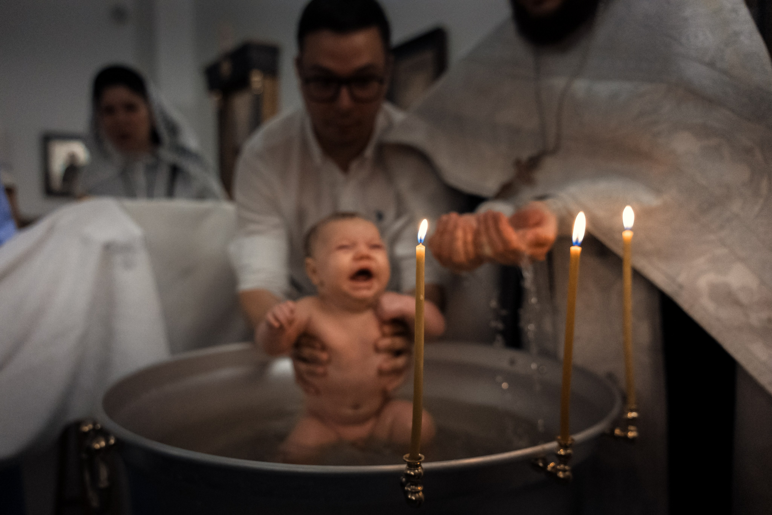 Крещение в Храме Троицы Живоначальной г. Реутов. Профессиональный фотограф в Москве и Мо Мария Шантарёва