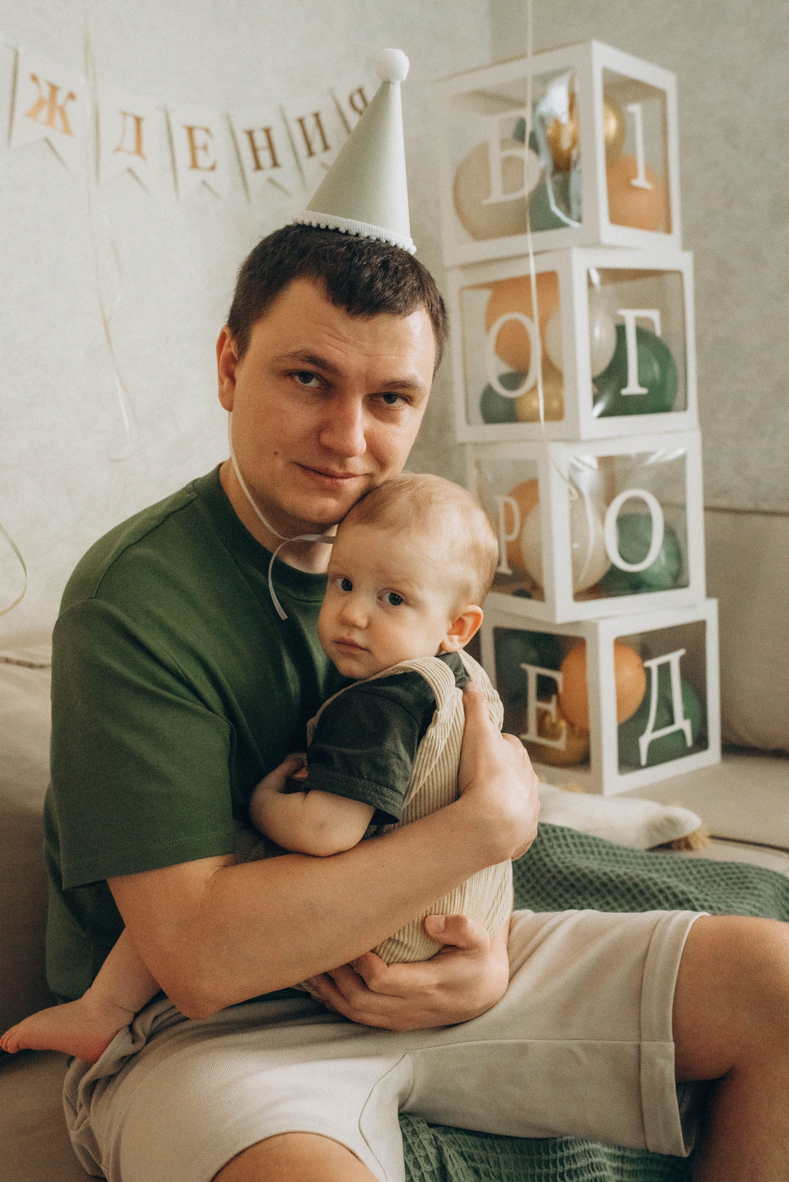 Семейная фотосессия ко дню рождения малыша. Семейный фотограф в Железнодорожном Масаева Елена