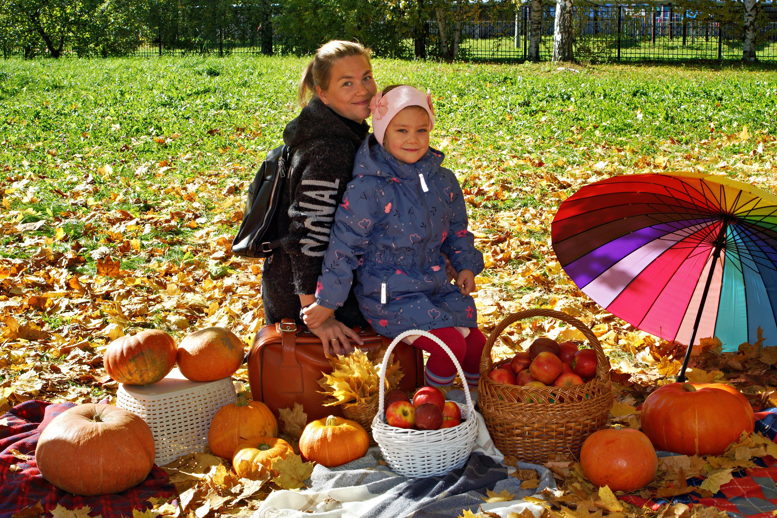 Осенняя фотосессия в детском саду г. Йошкар-Ола