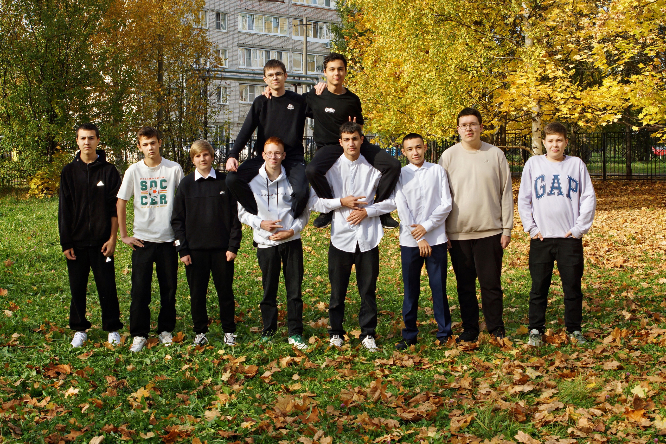 Осенняя фотосессия в школе г. Йошкар-Ола