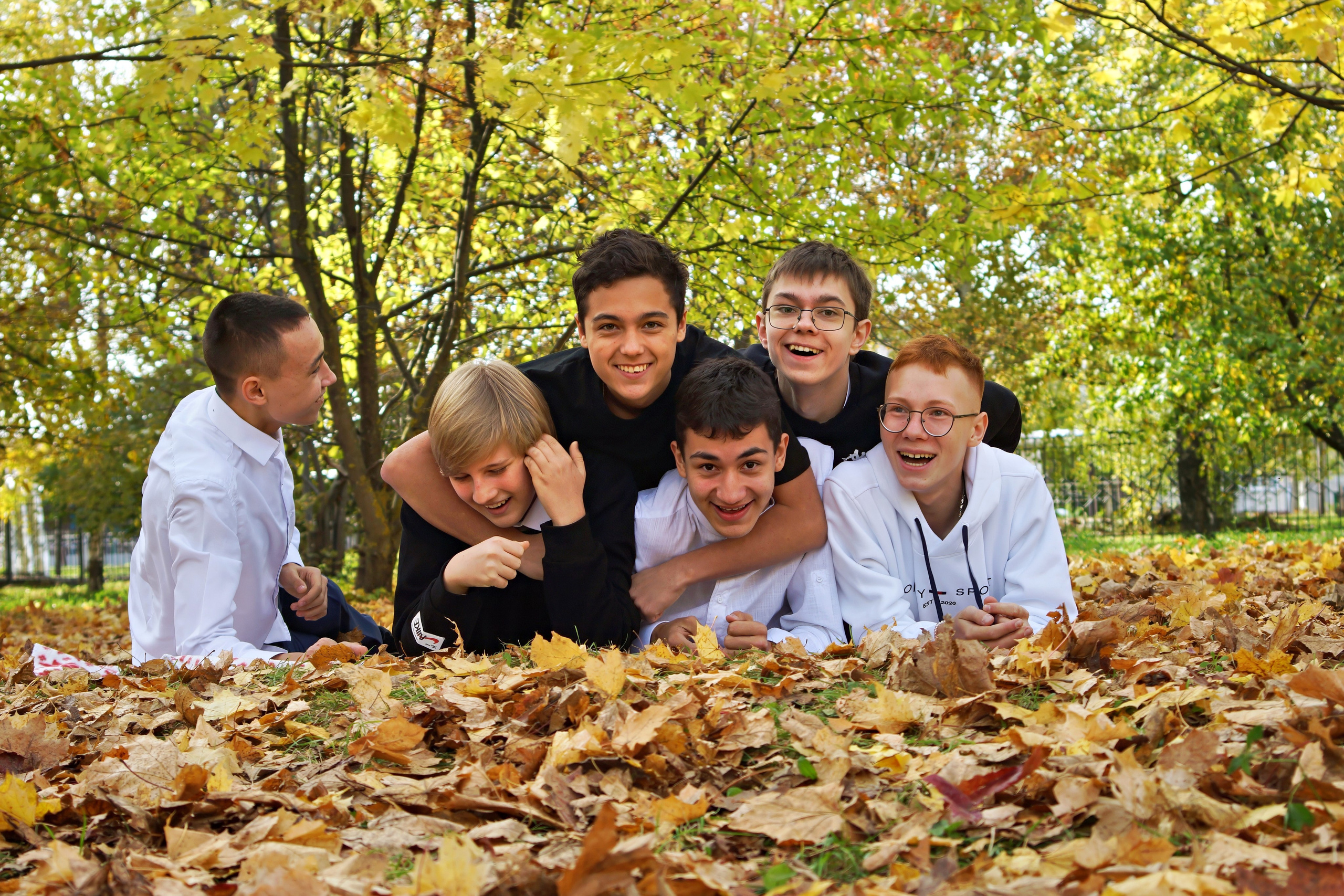 Осенняя фотосессия в школе г. Йошкар-Ола