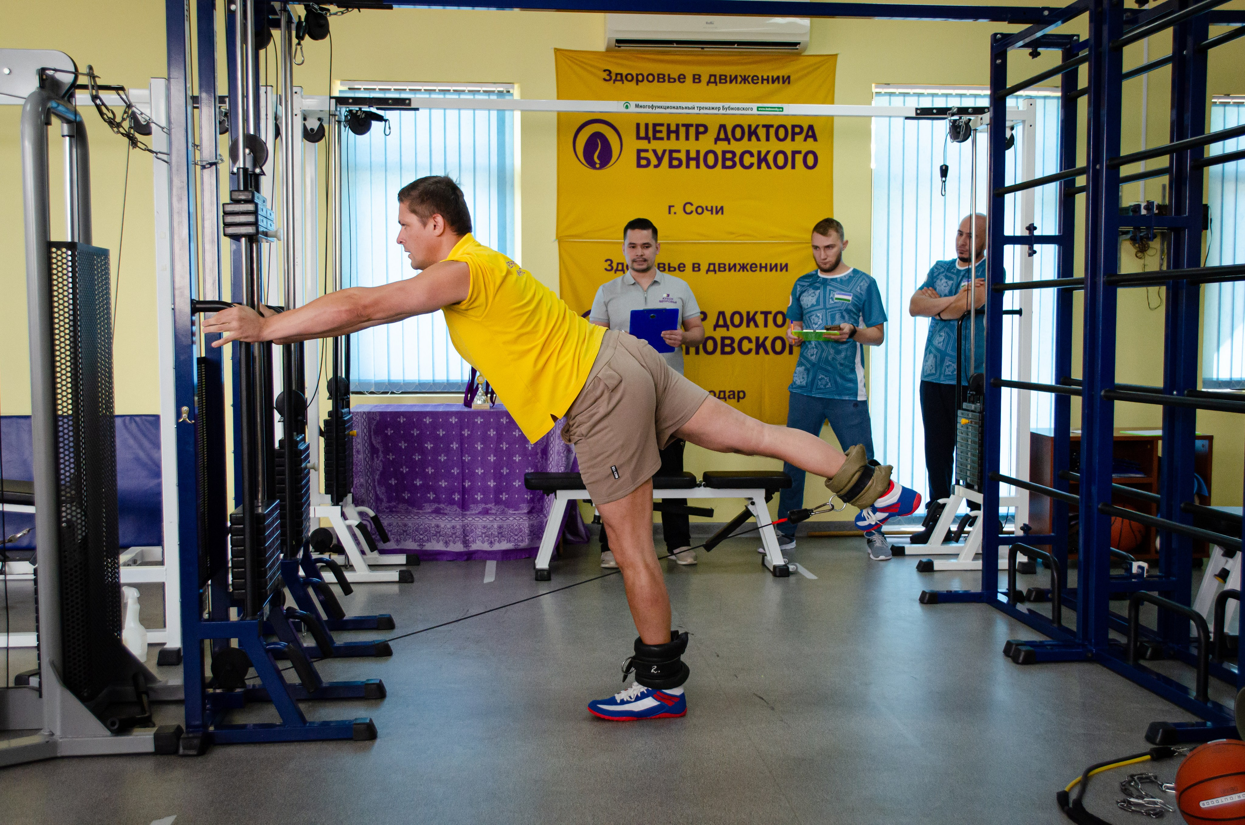 Медицинское спортивное мероприятие. Фотограф