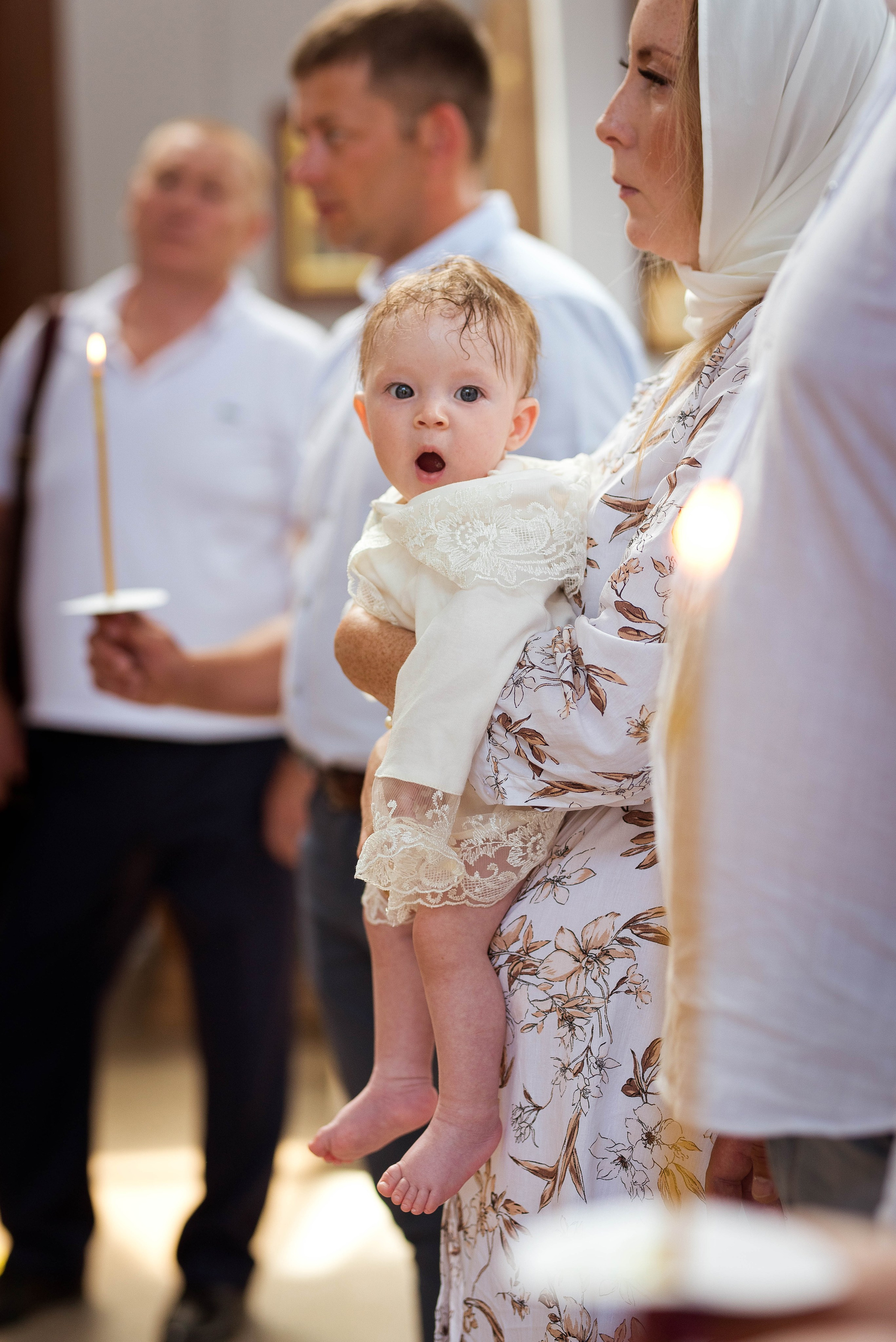 Крещение Варвары. Свадебный и семейный фотограф Яна Стражева. Волгоград, Москва