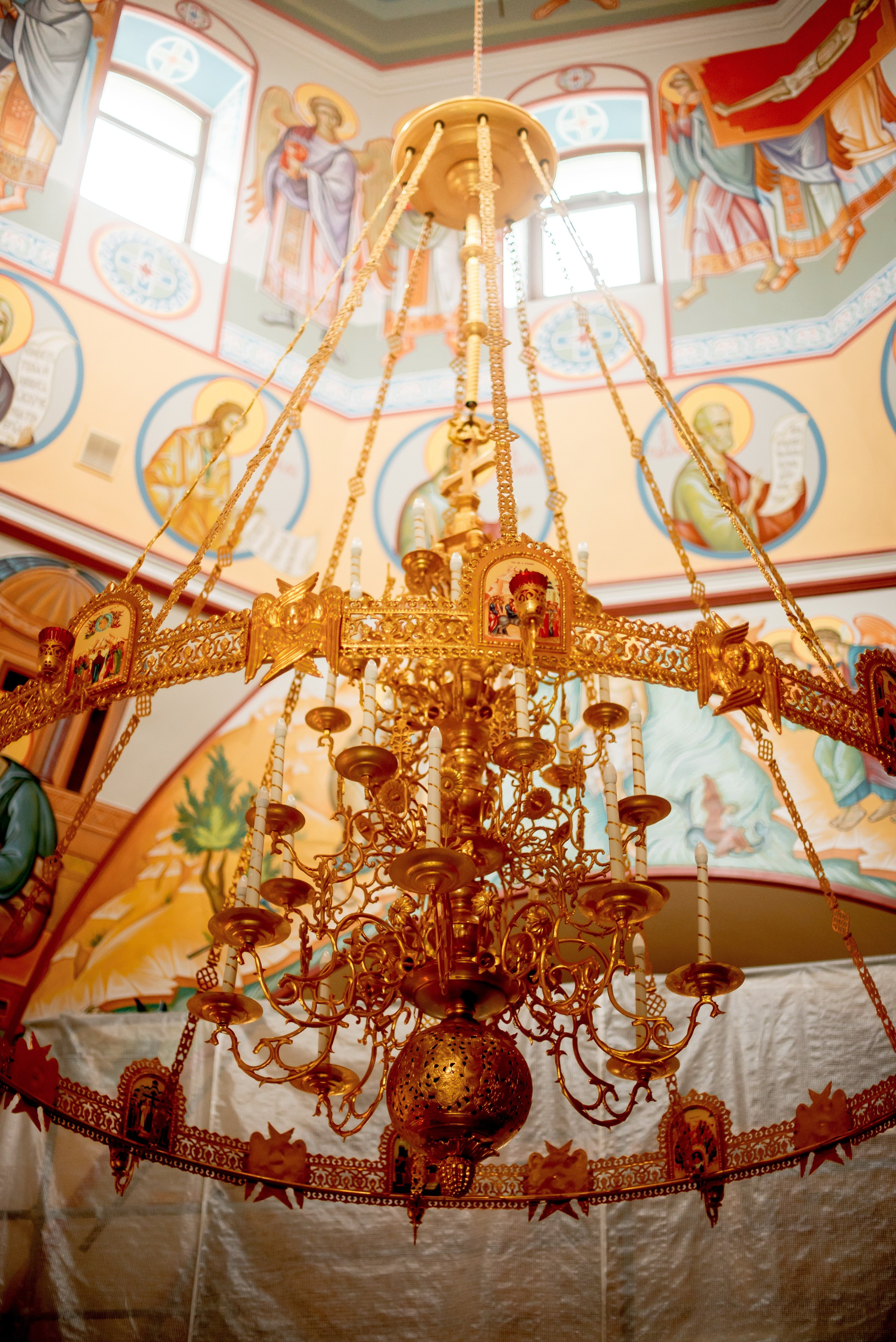 Крещение в мужском монастыре. Фотограф Мария Стрелкова