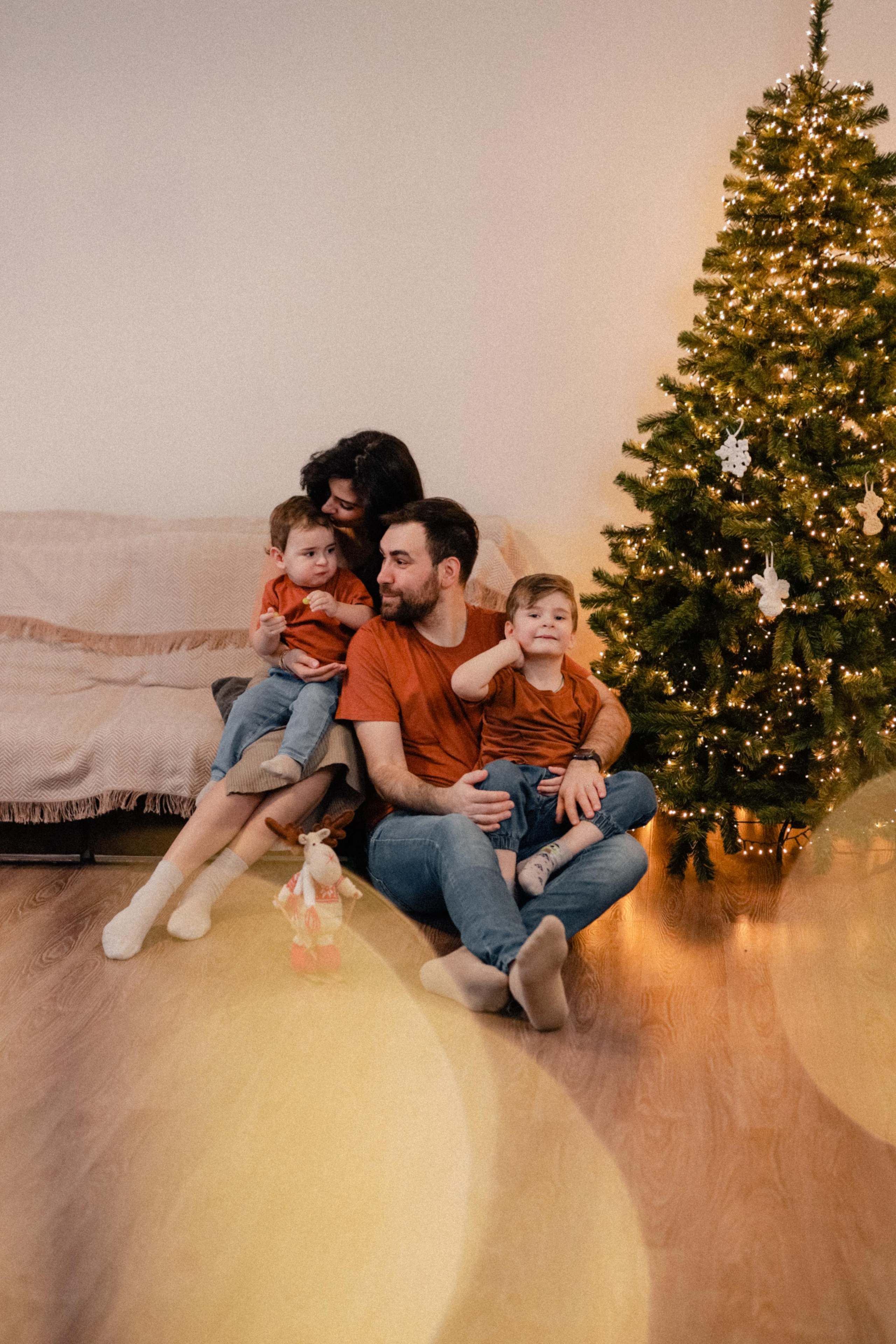 Артем и Ани. Новогодняя история. Варвара Синицына: семейный фотограф в Москве