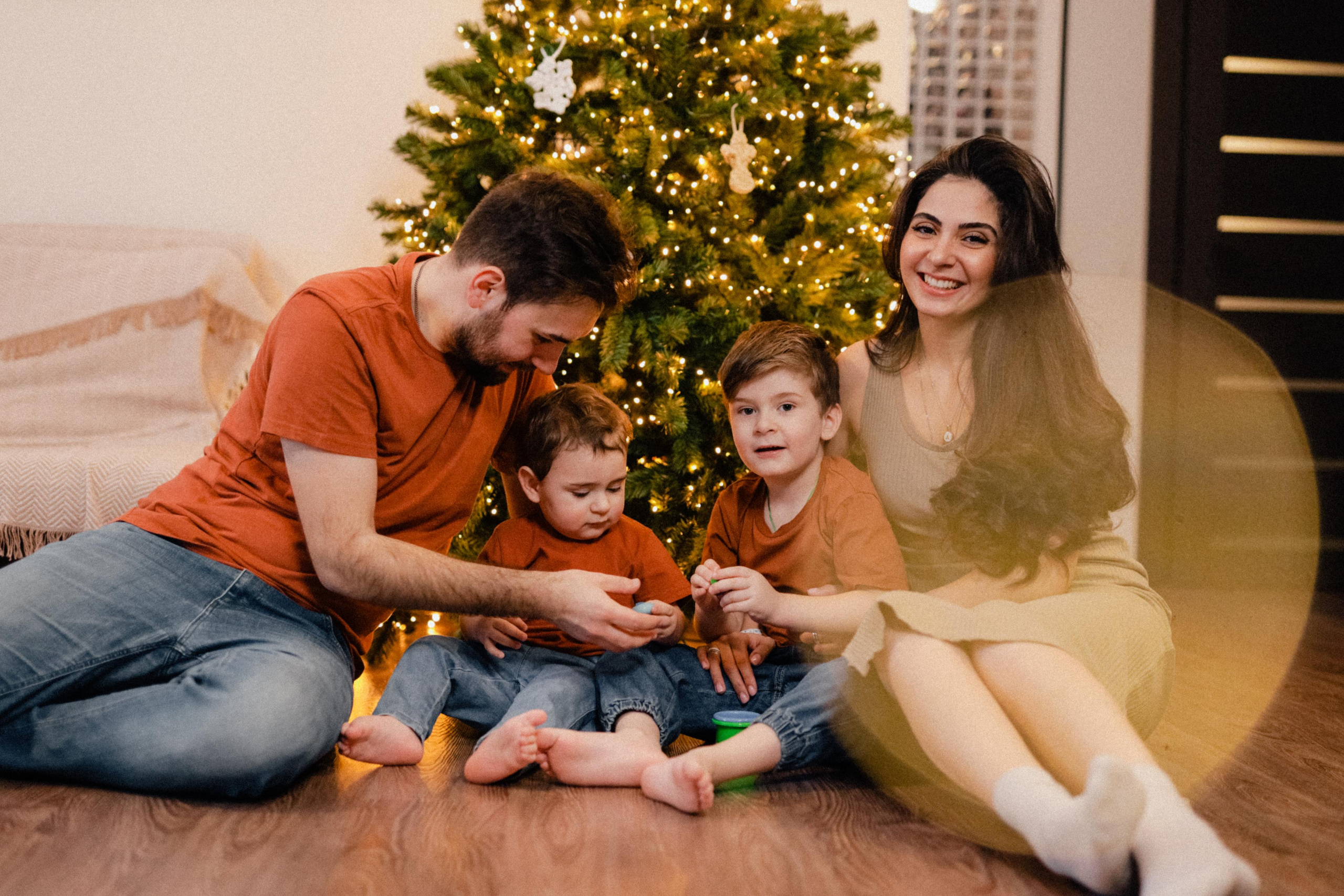 Артем и Ани. Новогодняя история. Варвара Синицына: семейный фотограф в Москве