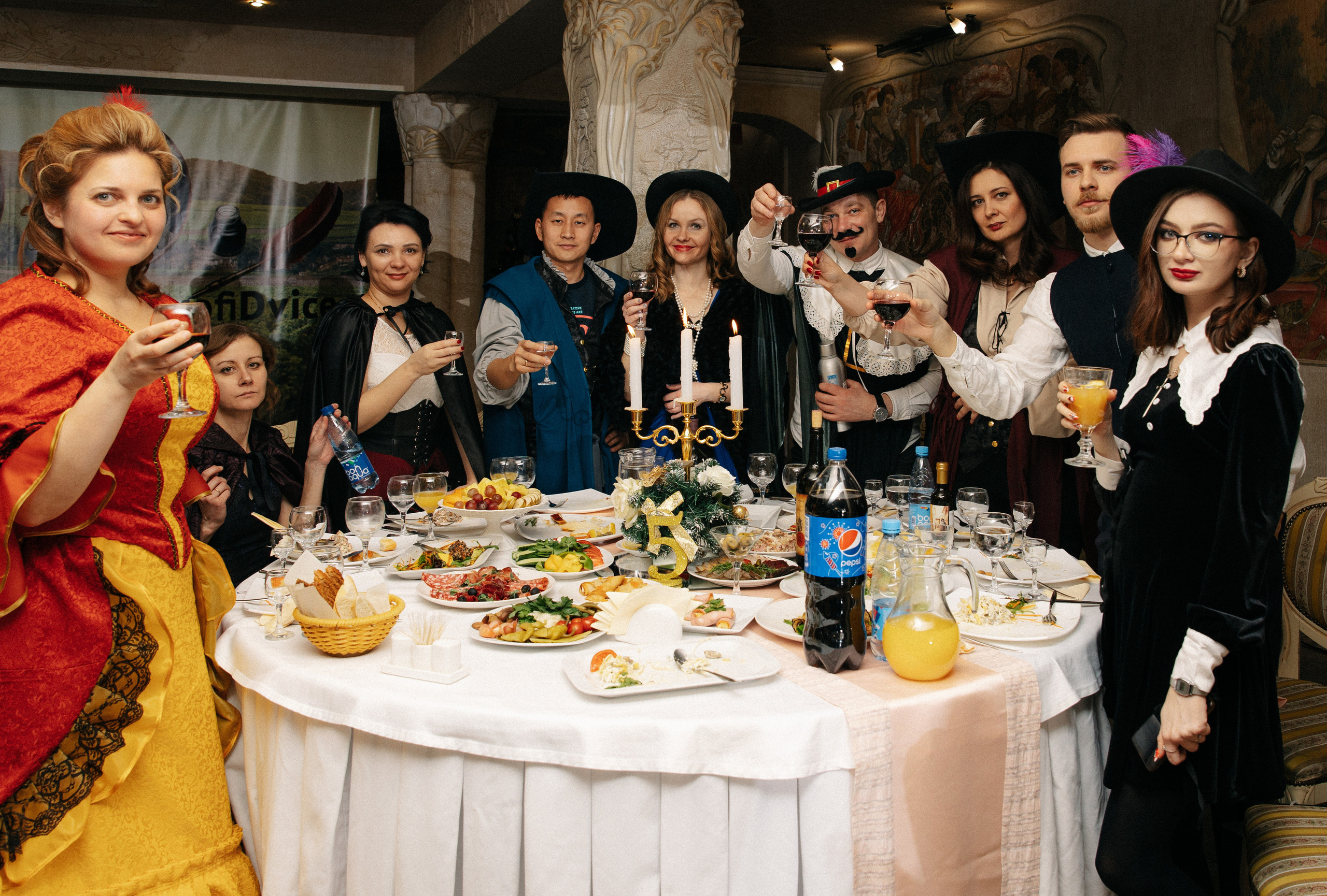 Корпоратив компании ProfiDvice в стиле Мушкетёры. Фотограф Андрей Ширкалин Москва Московская обл, Коломна, Рязань