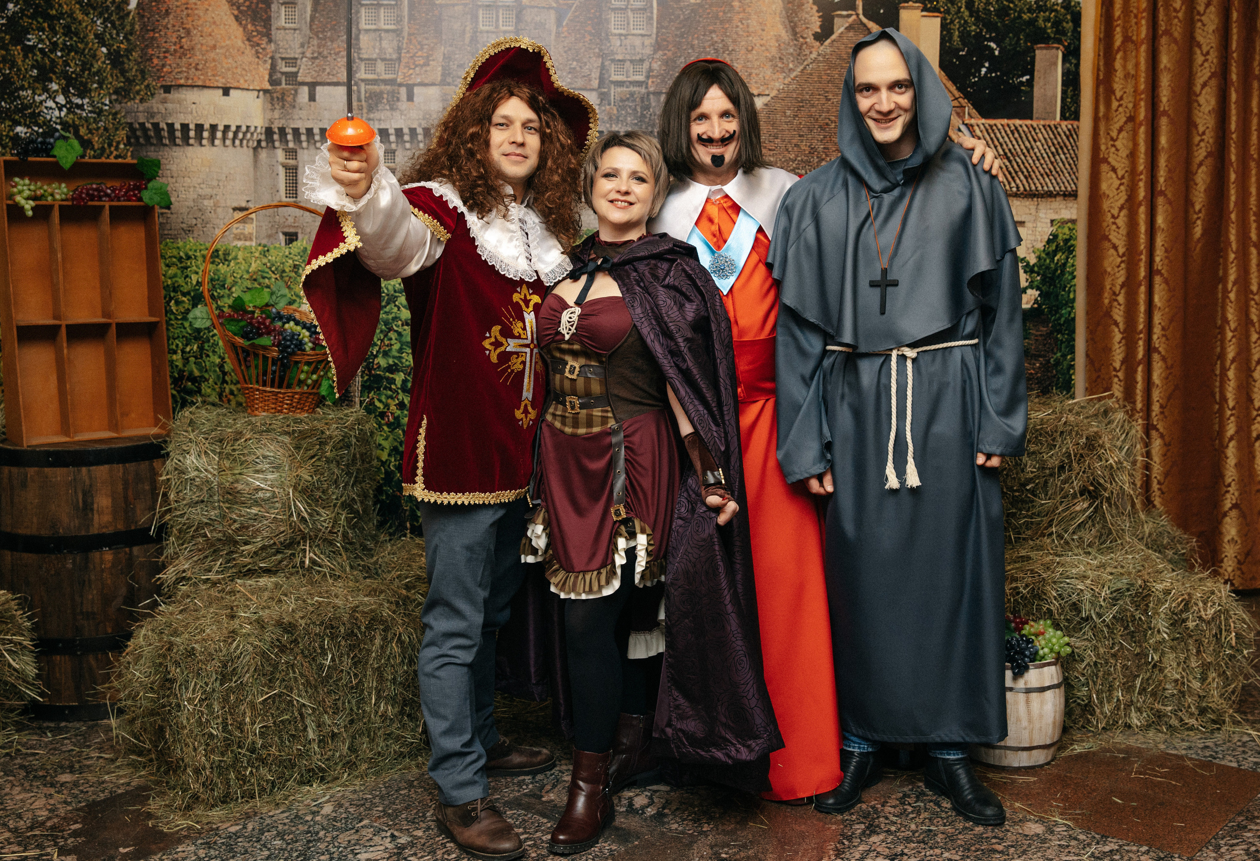 Корпоратив компании ProfiDvice в стиле Мушкетёры. Фотограф Андрей Ширкалин Москва Московская обл, Коломна, Рязань