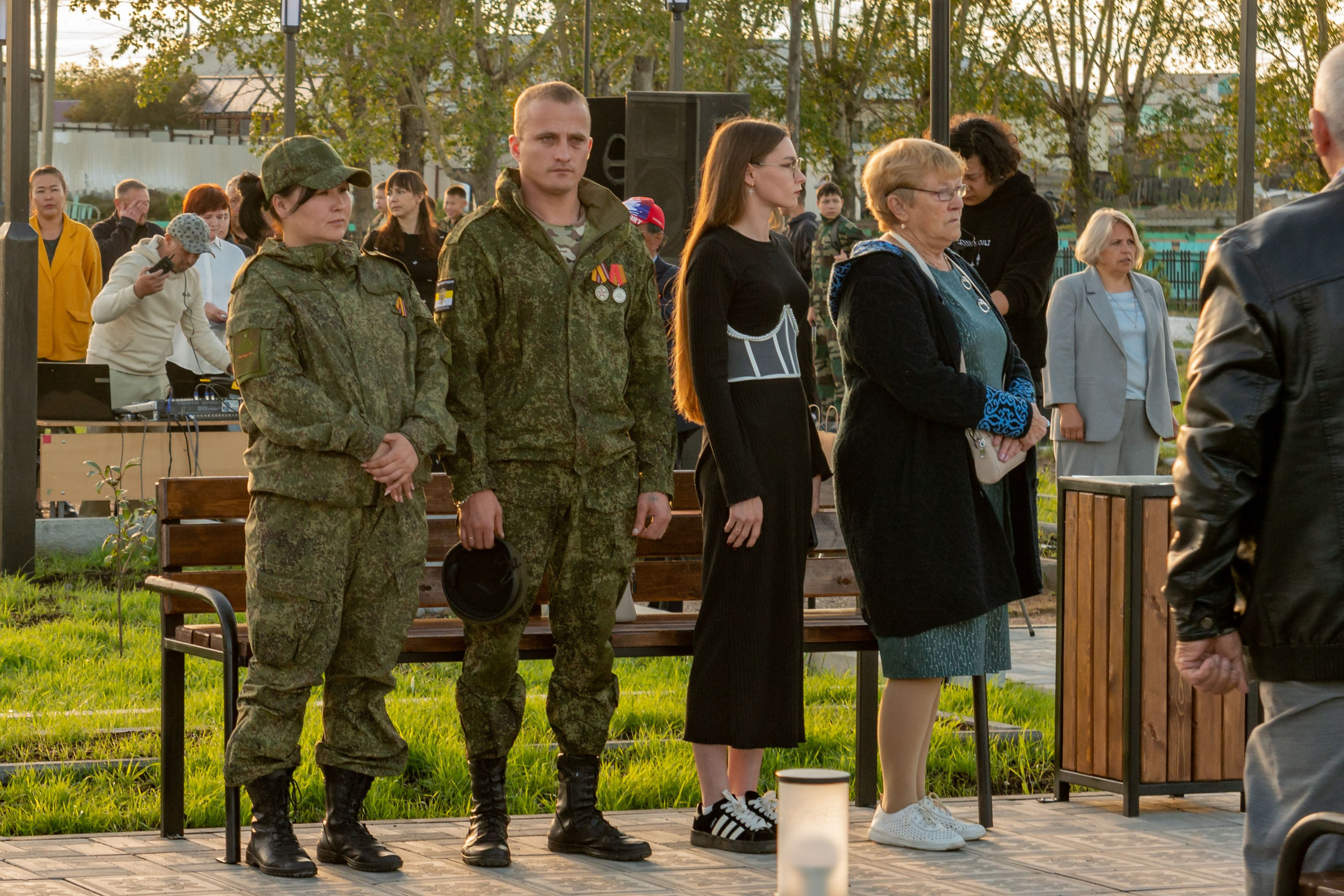 Открытие мемориального комплекса. Фотограф широкого профиля Чита-Цасучей