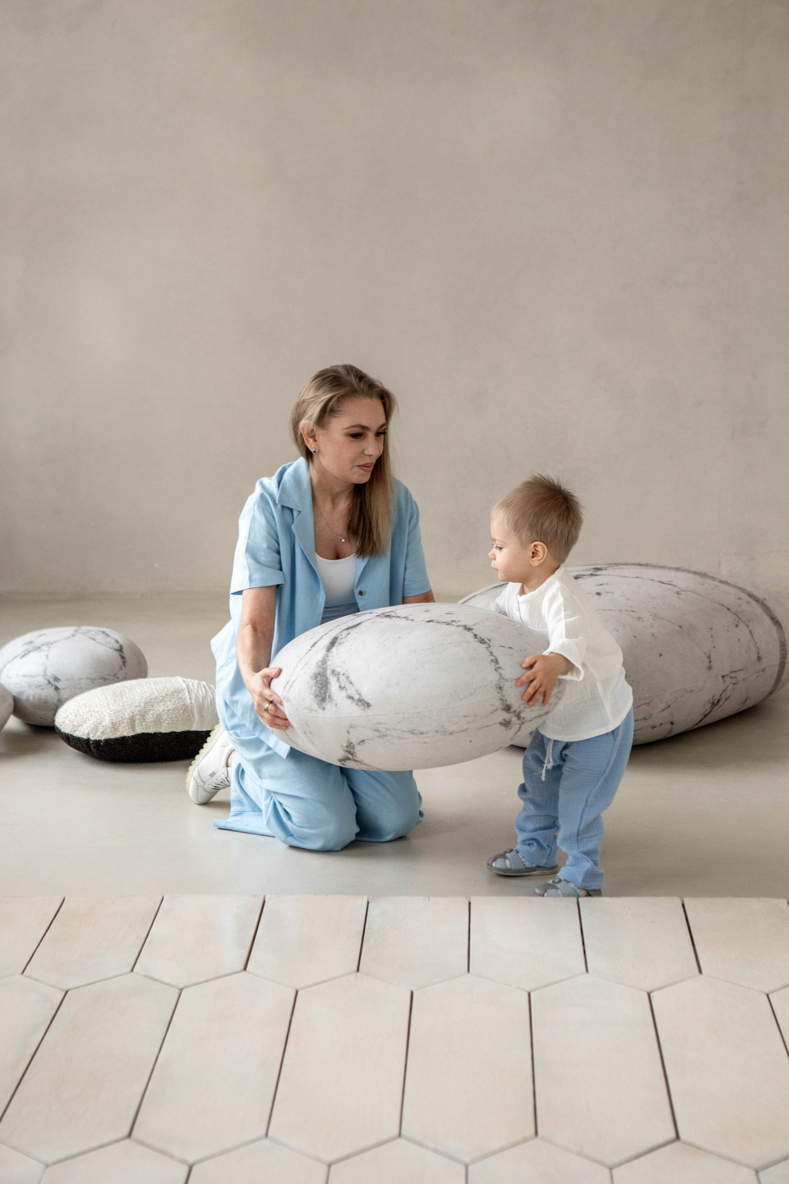 Мама и сын. Фотограф Екатерина Голицына