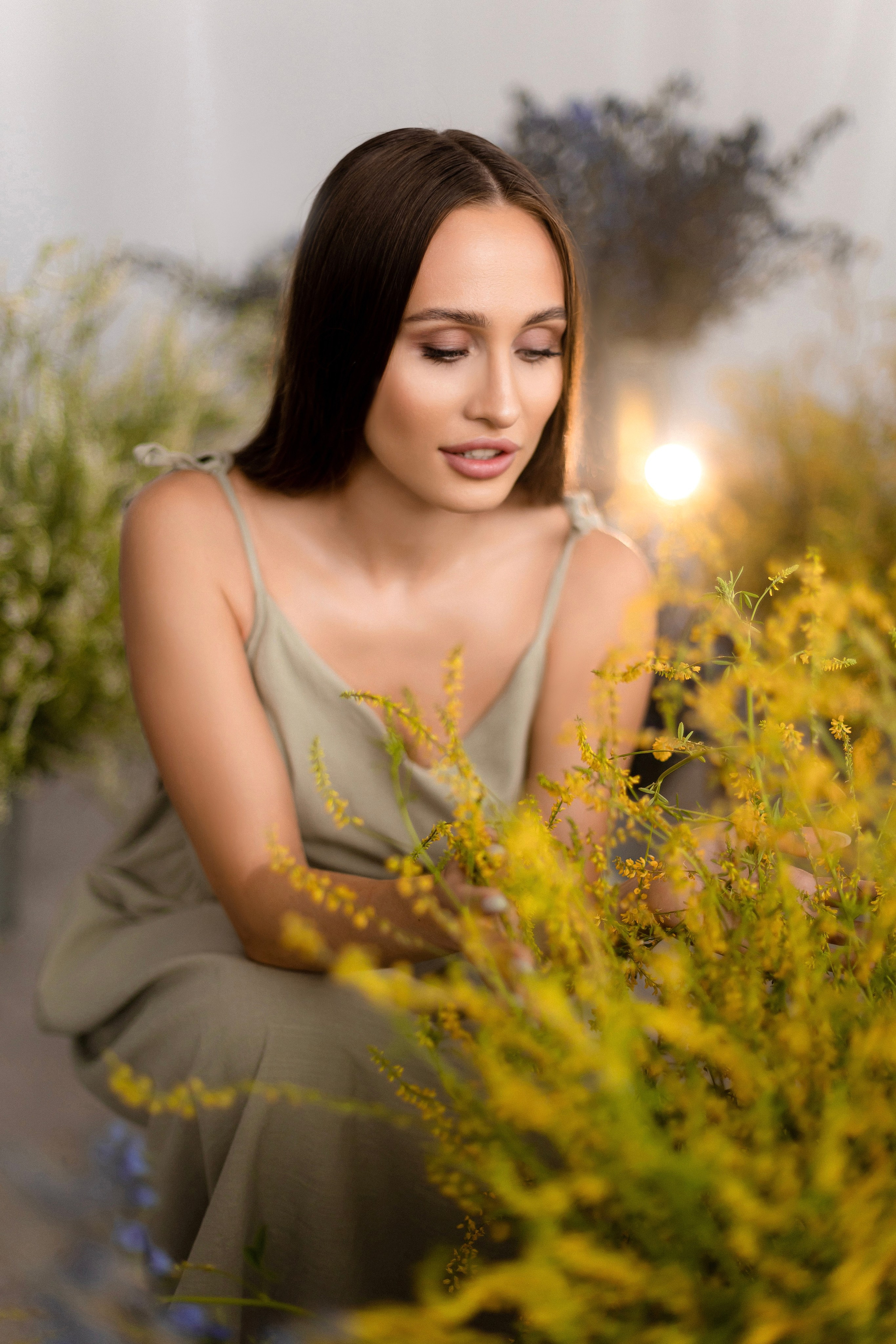 Анастасия, съёмка в полевых цветах. Свадебный и портретный фотограф в Миассе Филиппенко Дарья