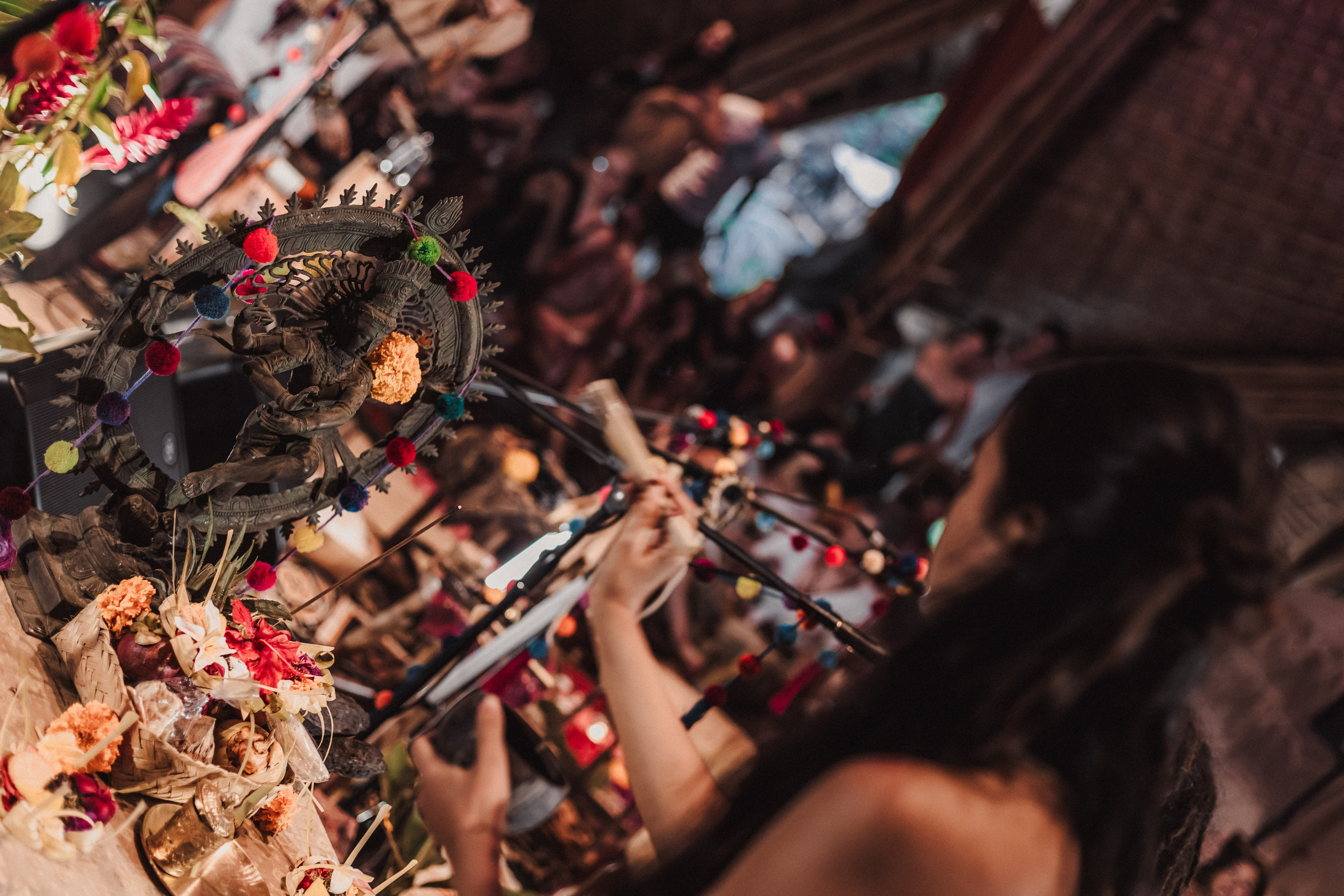 Hanuman Project kirtan at Alchemy march. Mariam Bagdasaryan