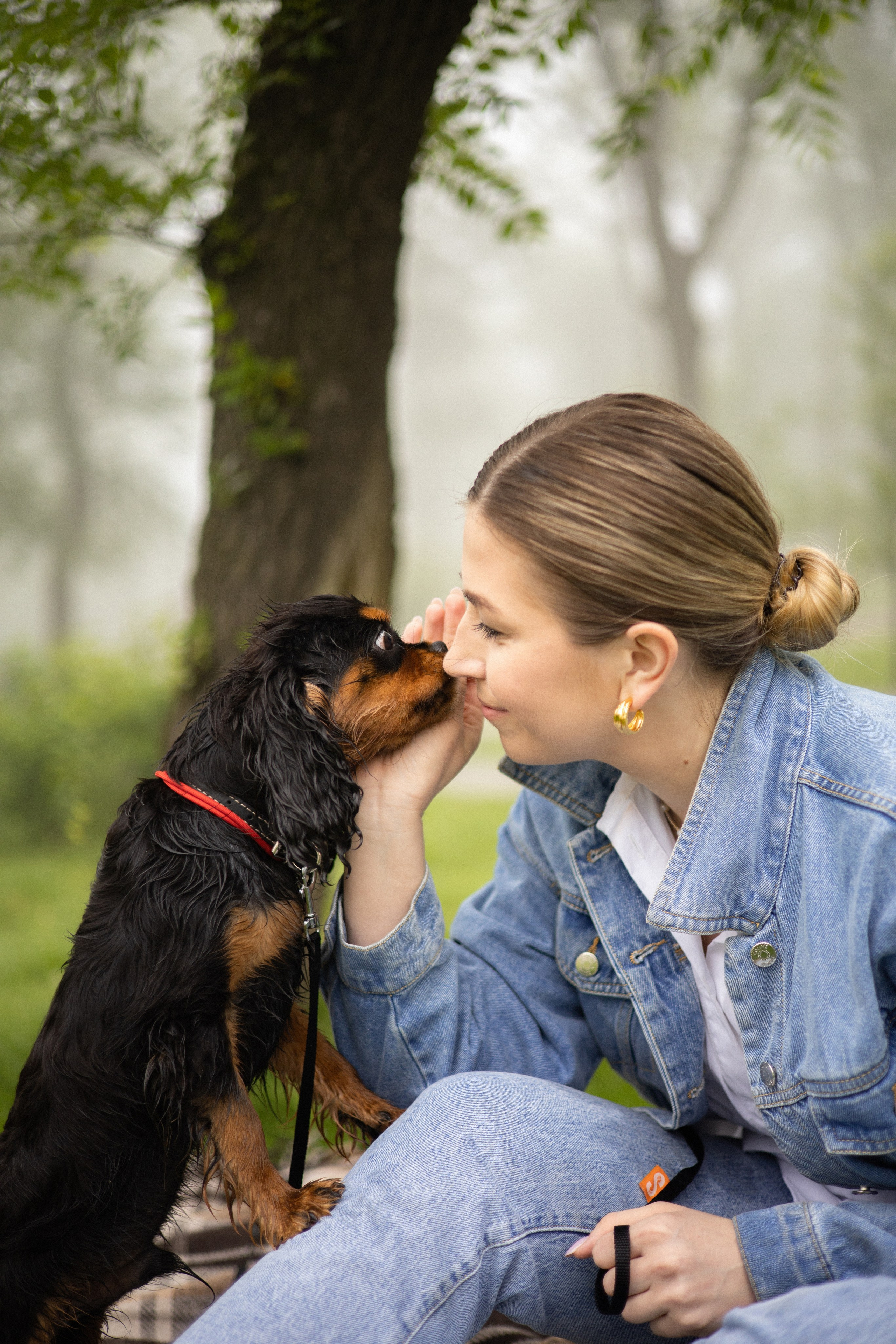 Алёна и Каспер. Фотограф — анималист Владивосток, Алина