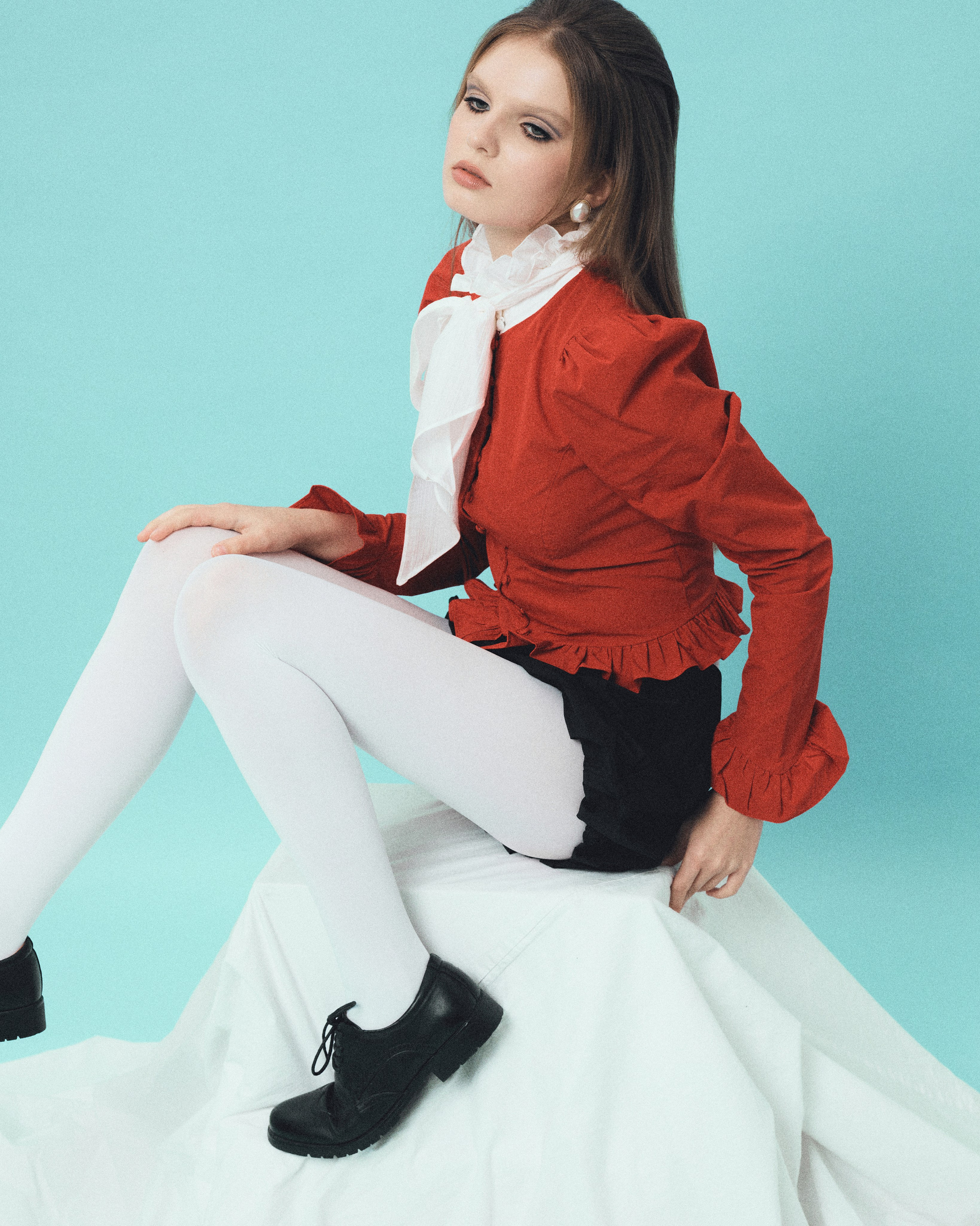 Kati, red blouse. Юрина Полина, фотограф из Екатеринбурга