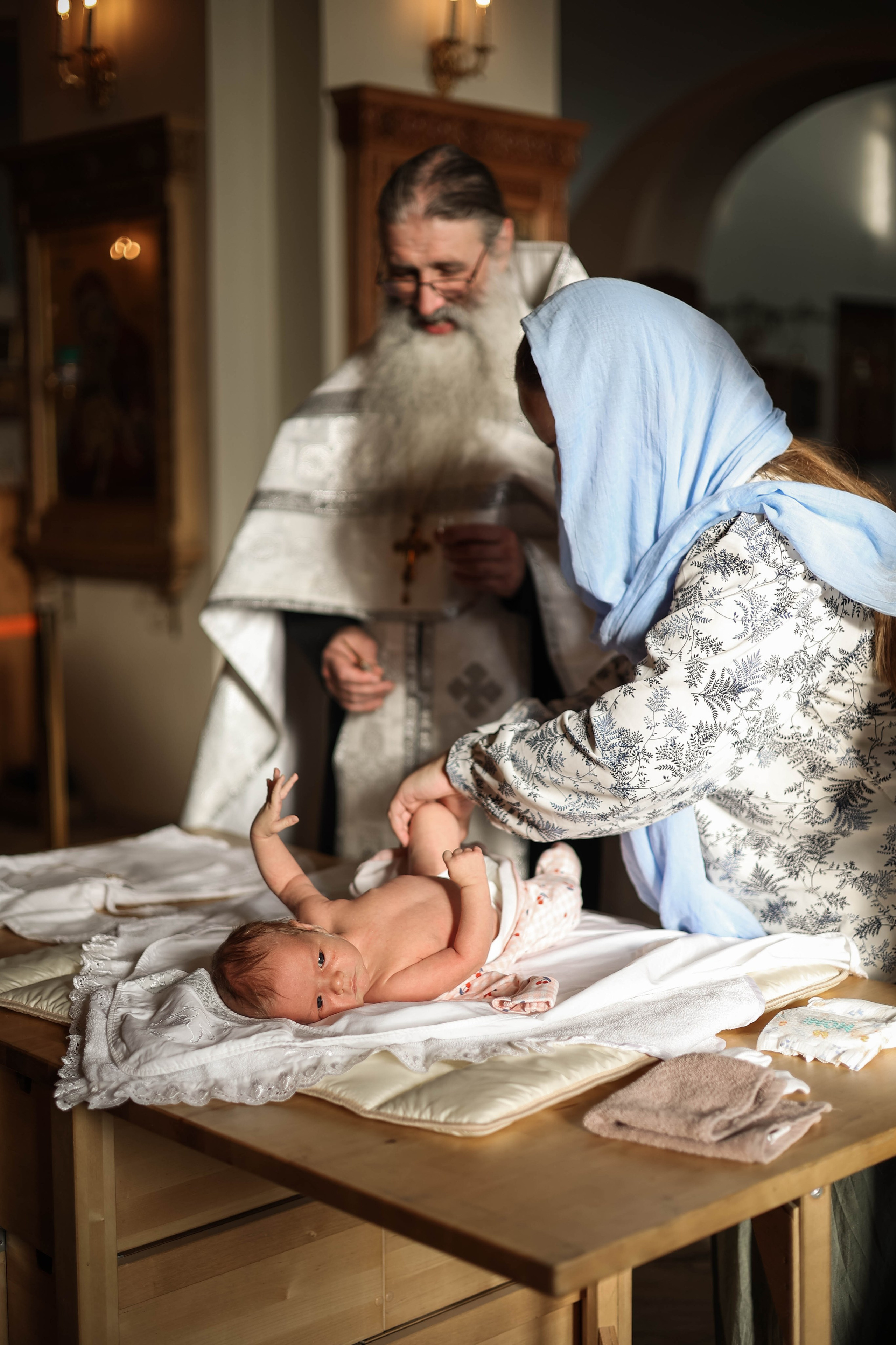 Крещение Вероники. Фотограф Анастасия Кувшинова Москва