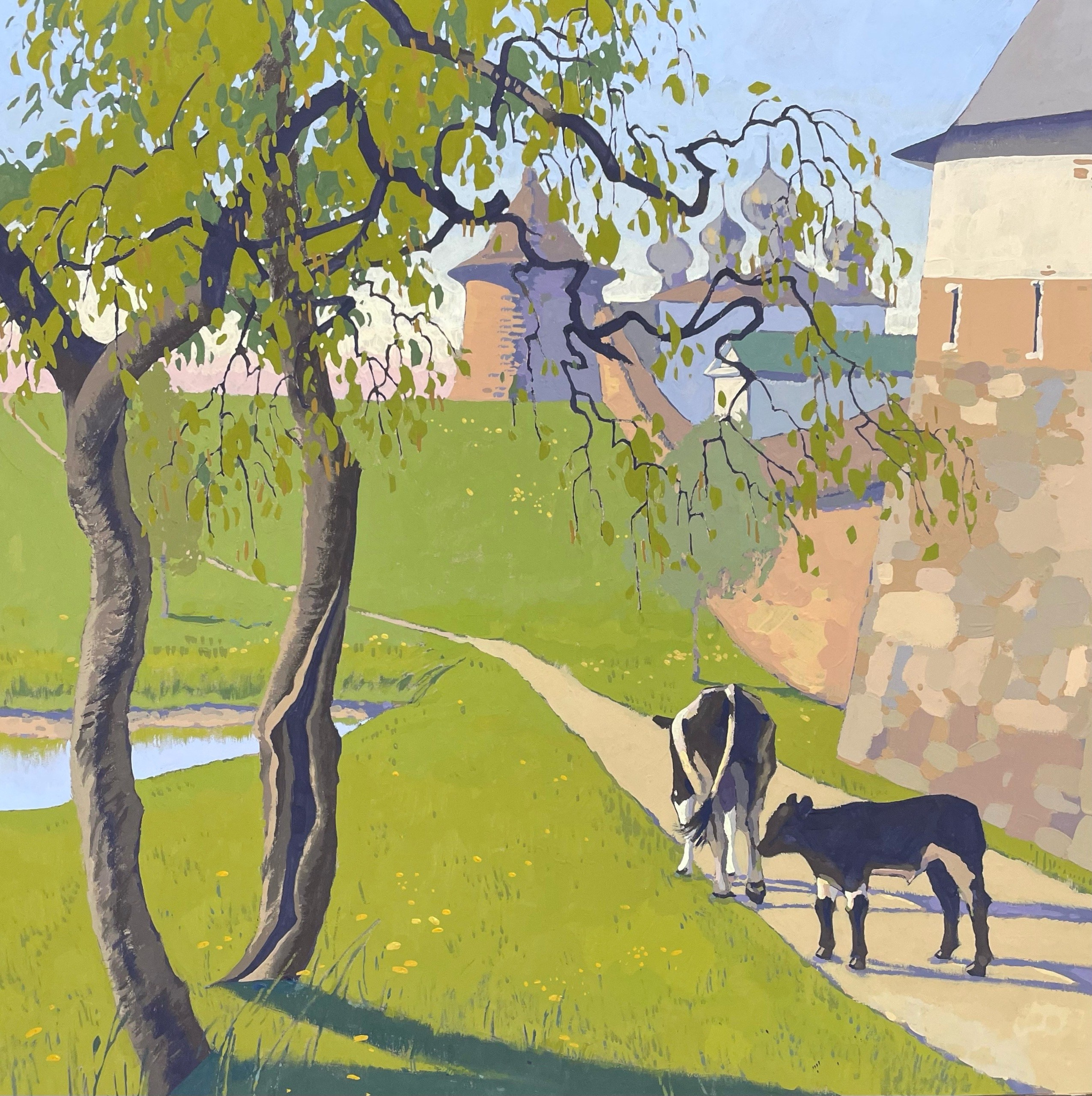 Соловецкие острова. Художница Лиза Владимирова