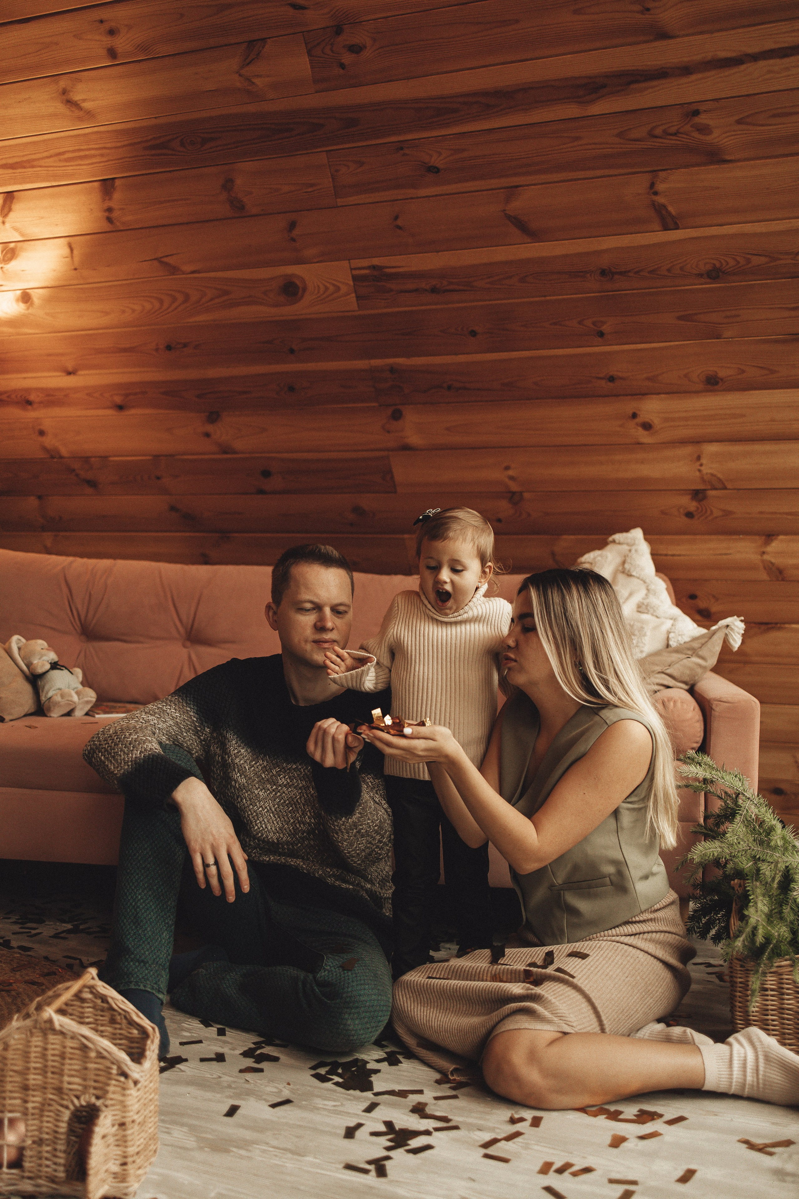 Новогодняя история в домике. Семейный и детский фотограф, таганрог, ростов-на-дону
