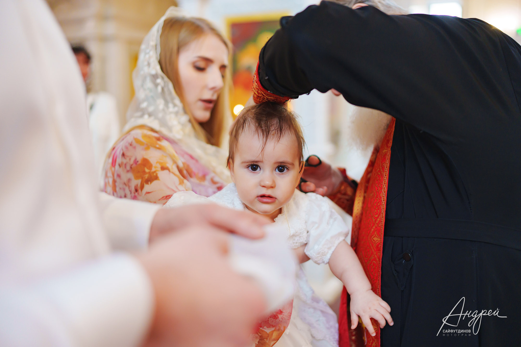 Крещение Ани. Домашние сборы и Покровский Храм. Свадебный и семейный фотограф в Ростове-на-Дону. Андрей Сайфутдинов