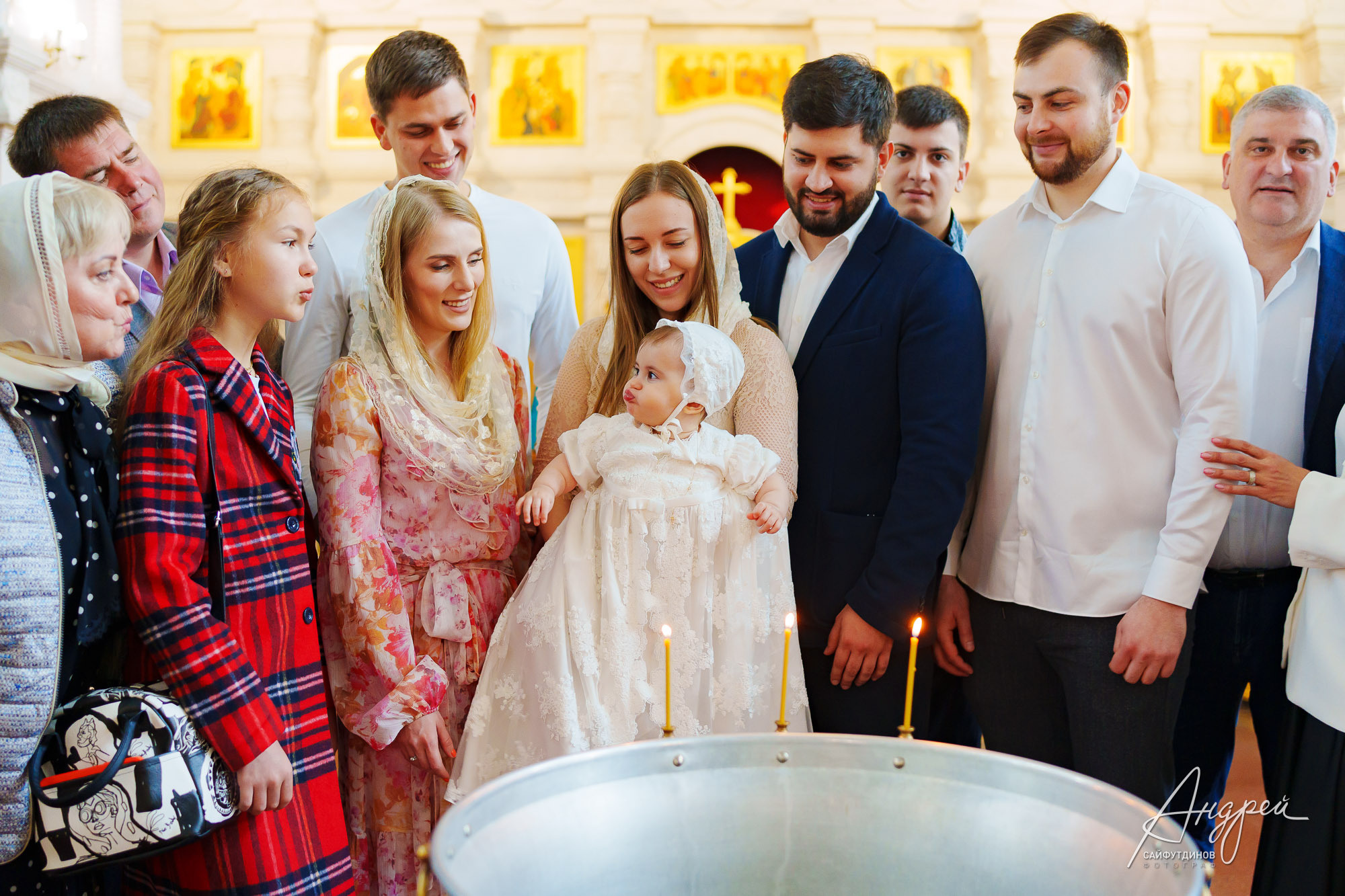 Крещение Ани. Домашние сборы и Покровский Храм. Свадебный и семейный фотограф в Ростове-на-Дону. Андрей Сайфутдинов