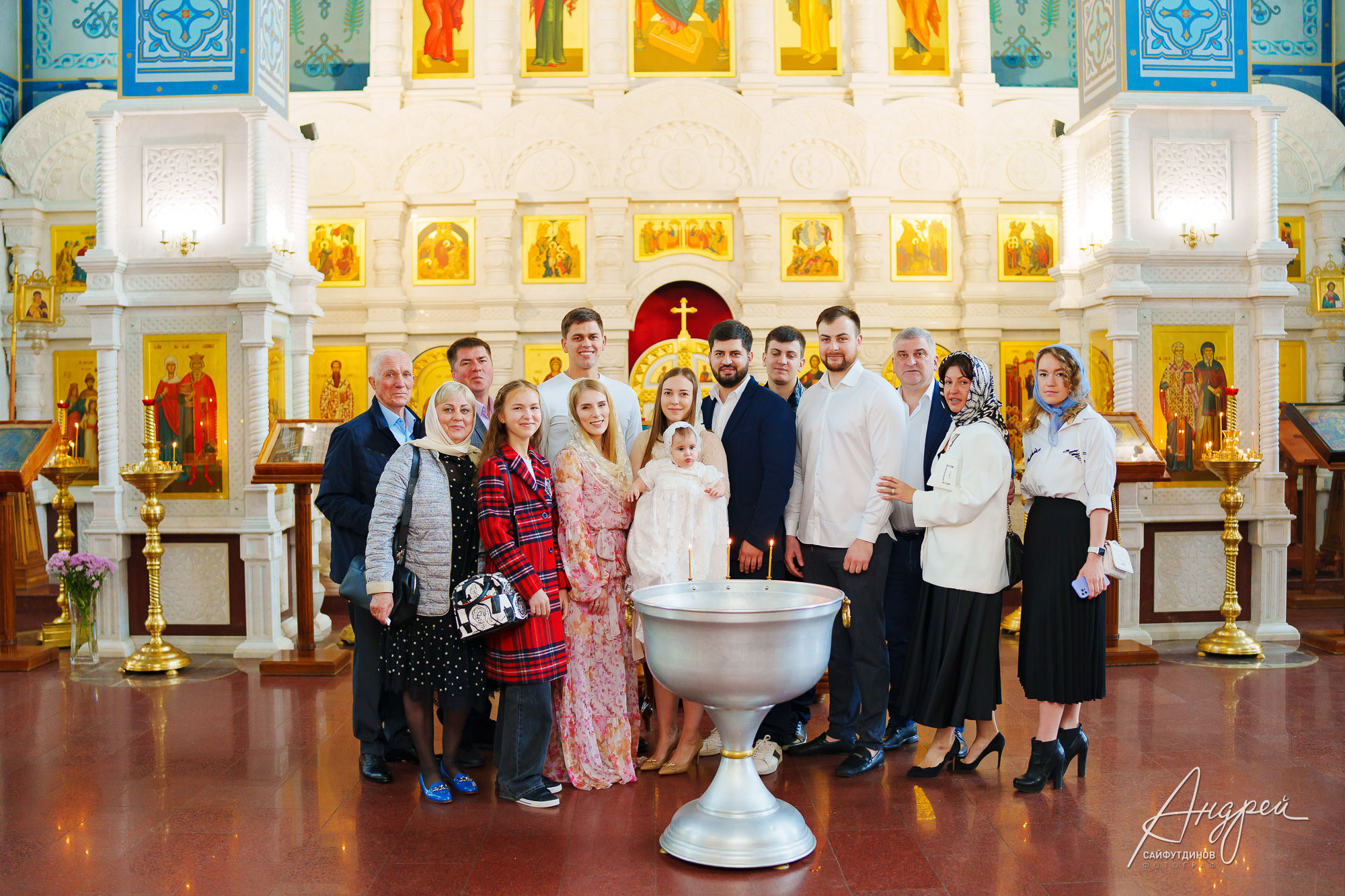 Крещение Ани. Домашние сборы и Покровский Храм. Свадебный и семейный фотограф в Ростове-на-Дону. Андрей Сайфутдинов
