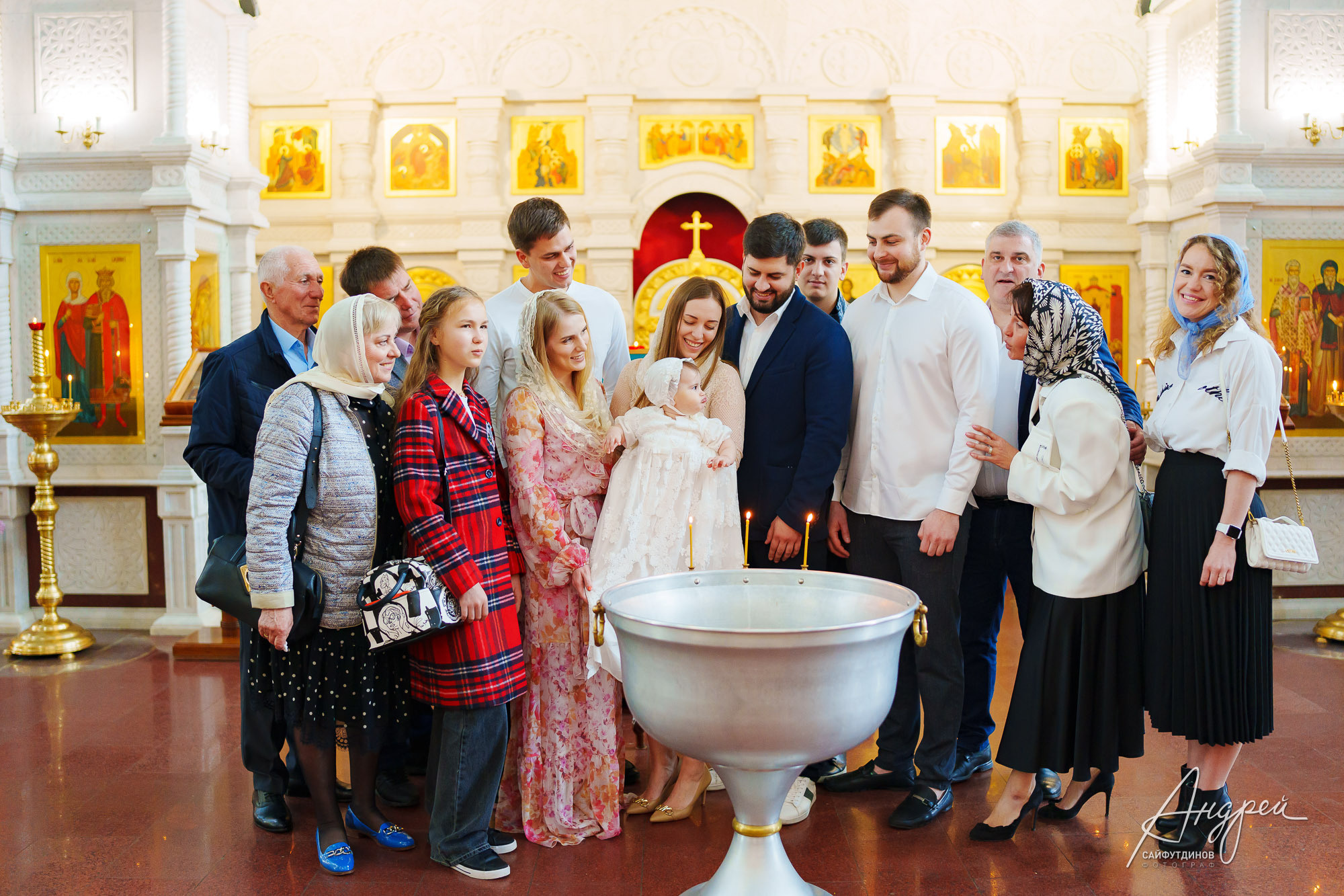Крещение Ани. Домашние сборы и Покровский Храм. Свадебный и семейный фотограф в Ростове-на-Дону. Андрей Сайфутдинов