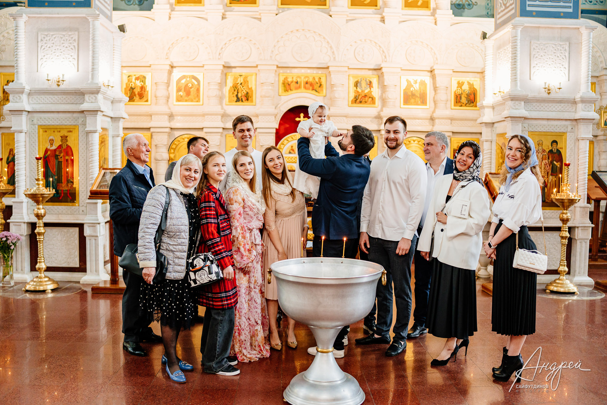 Крещение Ани. Домашние сборы и Покровский Храм. Свадебный и семейный фотограф в Ростове-на-Дону. Андрей Сайфутдинов