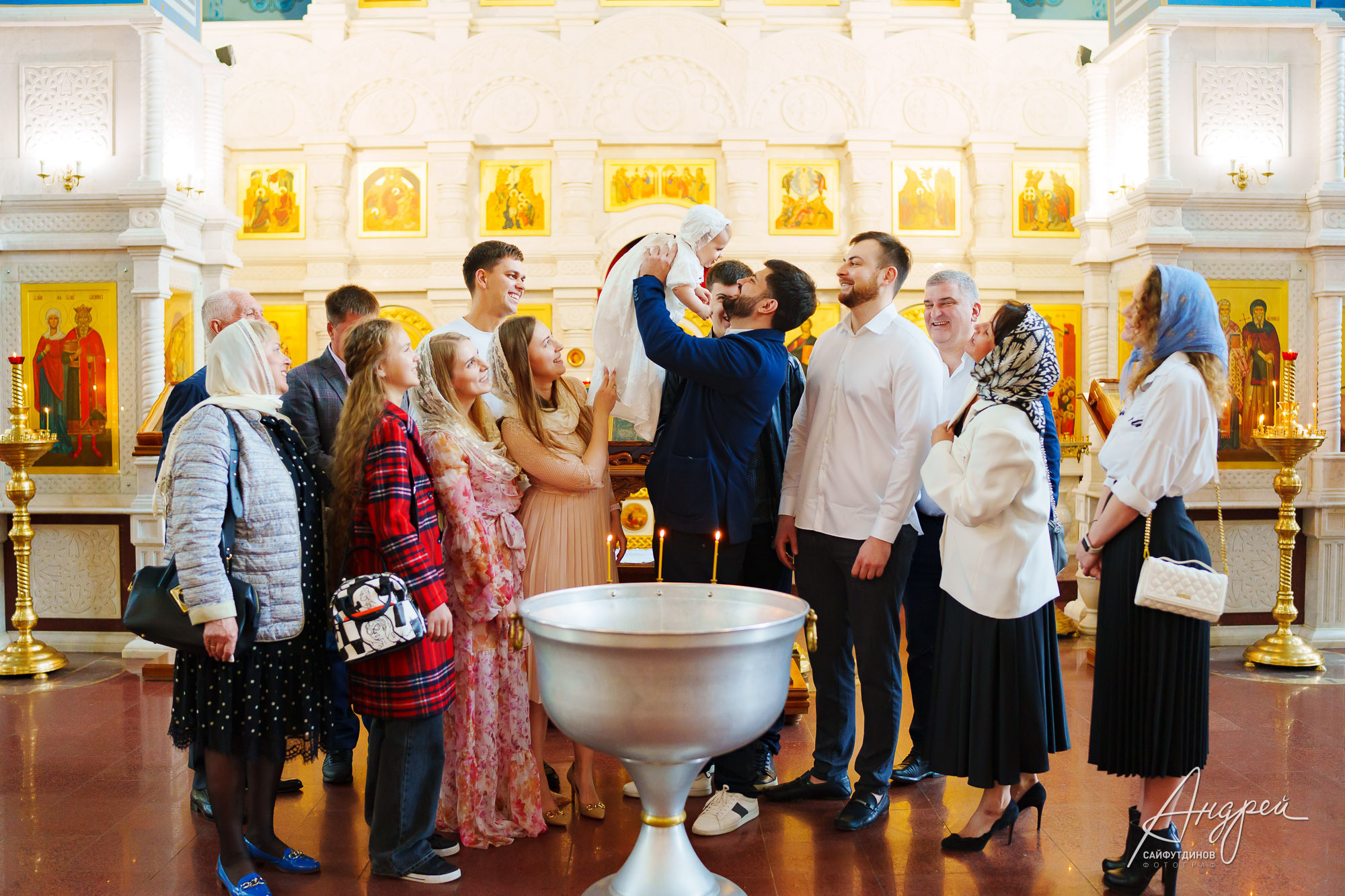 Крещение Ани. Домашние сборы и Покровский Храм. Свадебный и семейный фотограф в Ростове-на-Дону. Андрей Сайфутдинов