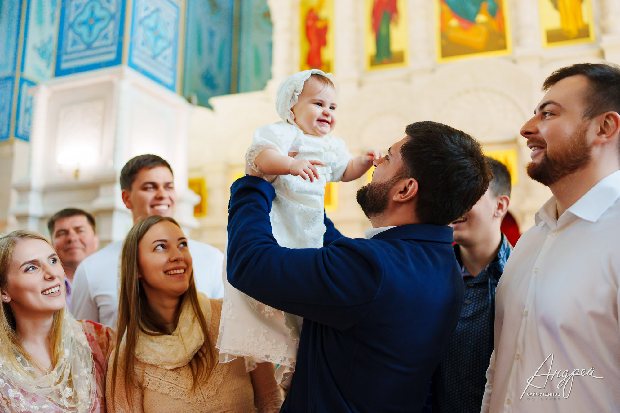 Крещение Ани. Домашние сборы и Покровский Храм. Свадебный и семейный фотограф в Ростове-на-Дону. Андрей Сайфутдинов