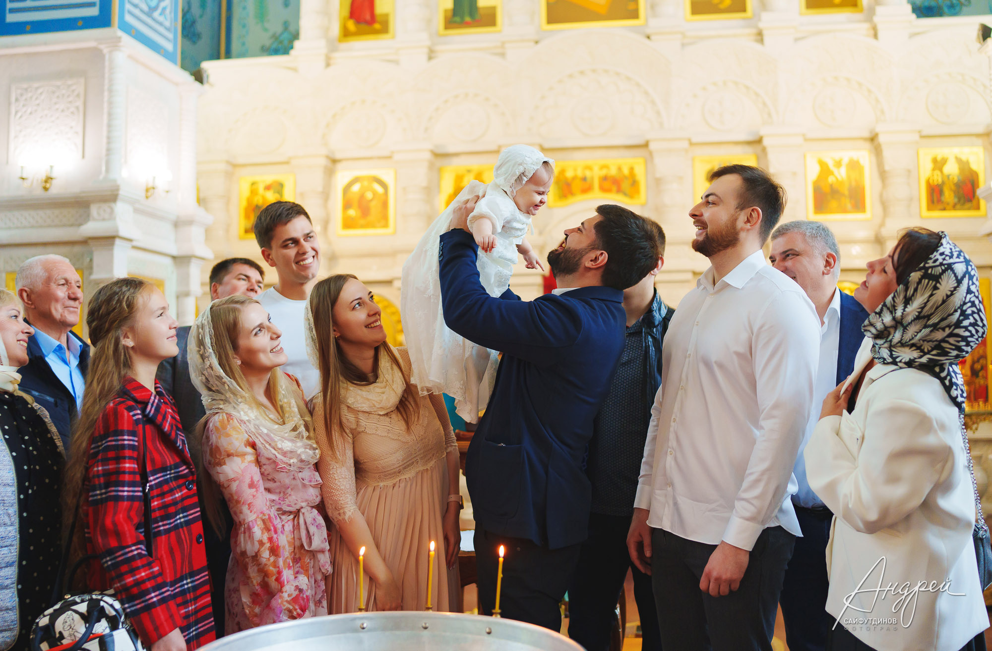 Крещение Ани. Домашние сборы и Покровский Храм. Свадебный и семейный фотограф в Ростове-на-Дону. Андрей Сайфутдинов