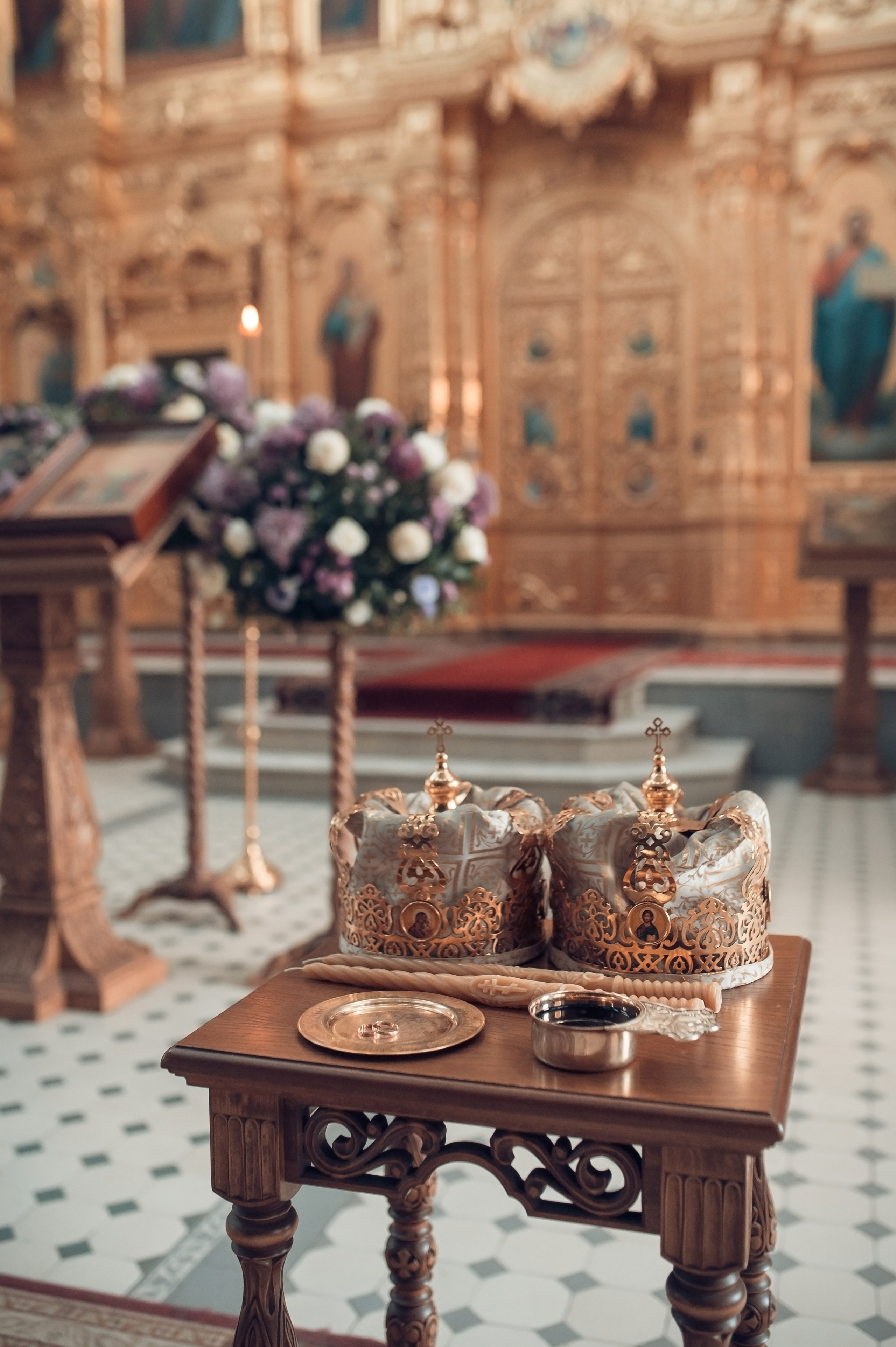 Таинство Венчания Христорождественский кафедральный собор. Семейный фотограф Олеся Батурина Рязань