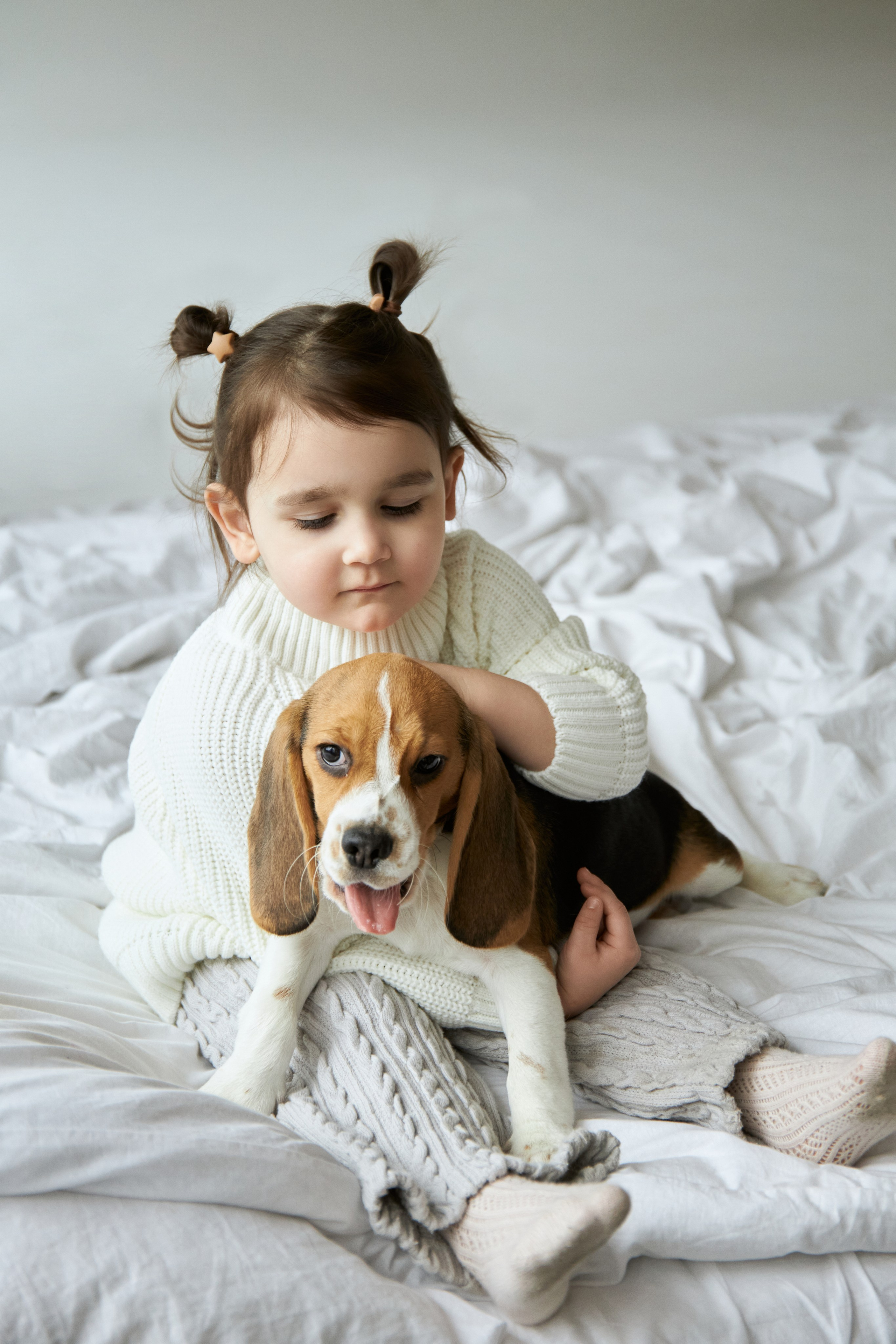 Маленькая Ева в студии 