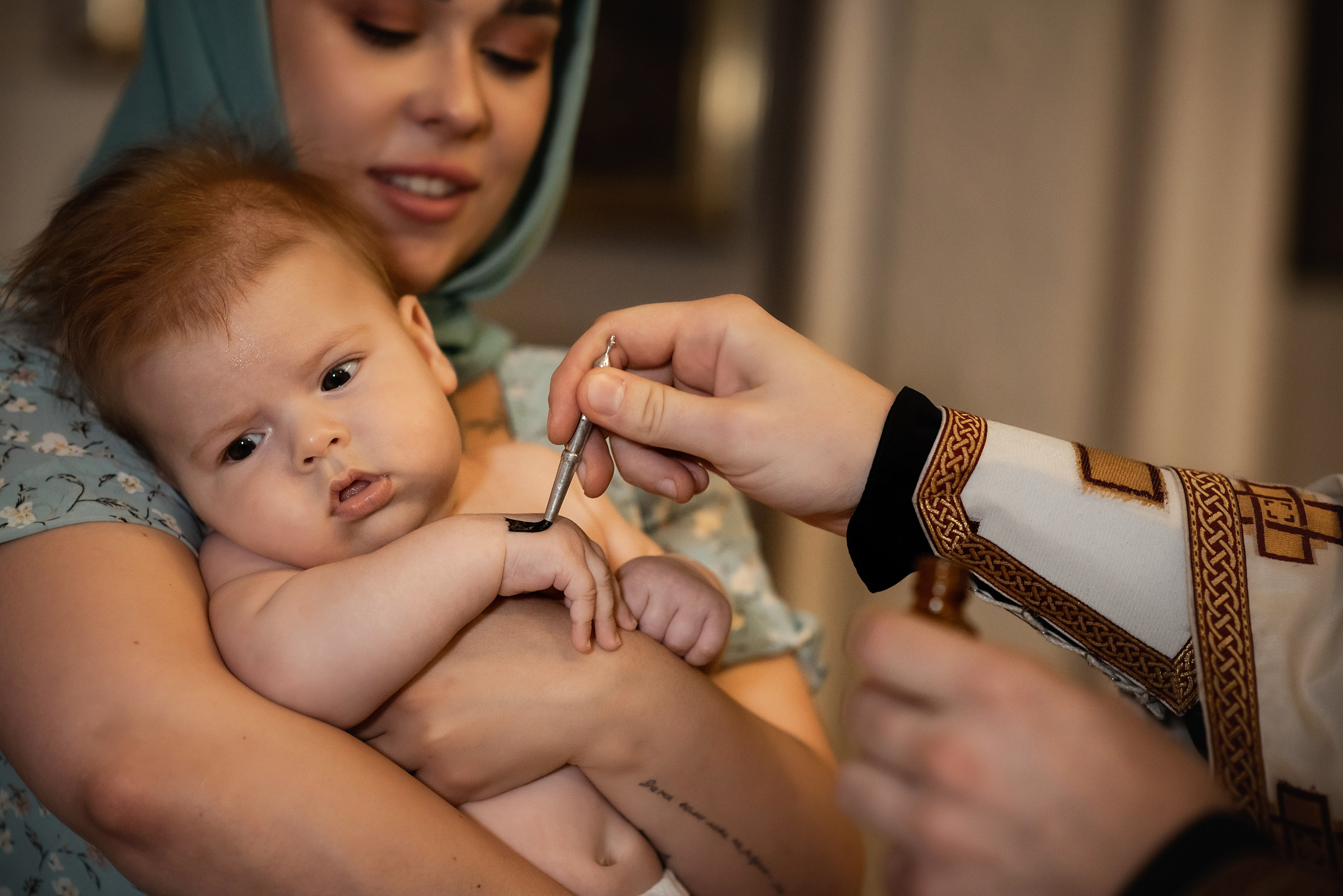 Крещение Алексея в Храме 40 Севастийских мучеников. Семейный фотограф в Ростове-на-Дону Татьяна Литвинова