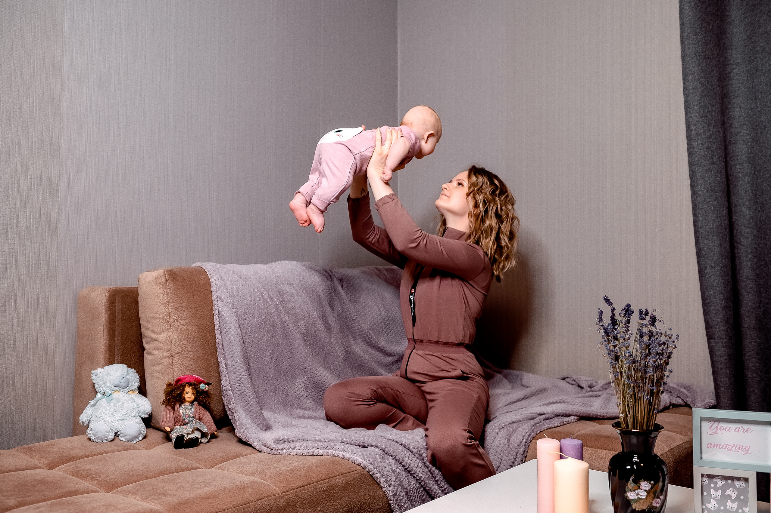 Марина и семья, Щелково, домашняя фотосессия. Свадебный и семейный фотограф Виктория Носачёва. Щелково, Москва и МО