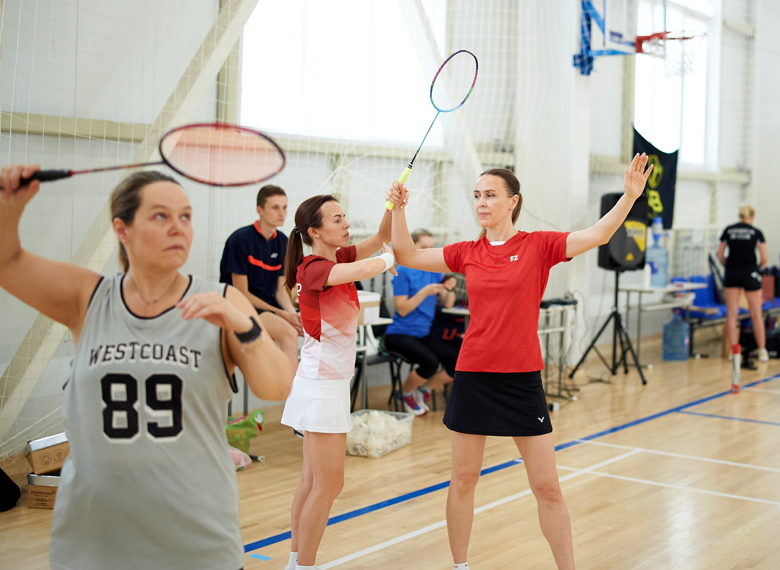 Бадминтон. Мастер-класс Любови Сухановой. Ижевск. 20.07.2024. Спортивный репортажный фотограф в Ижевске Сергей Мерзляков