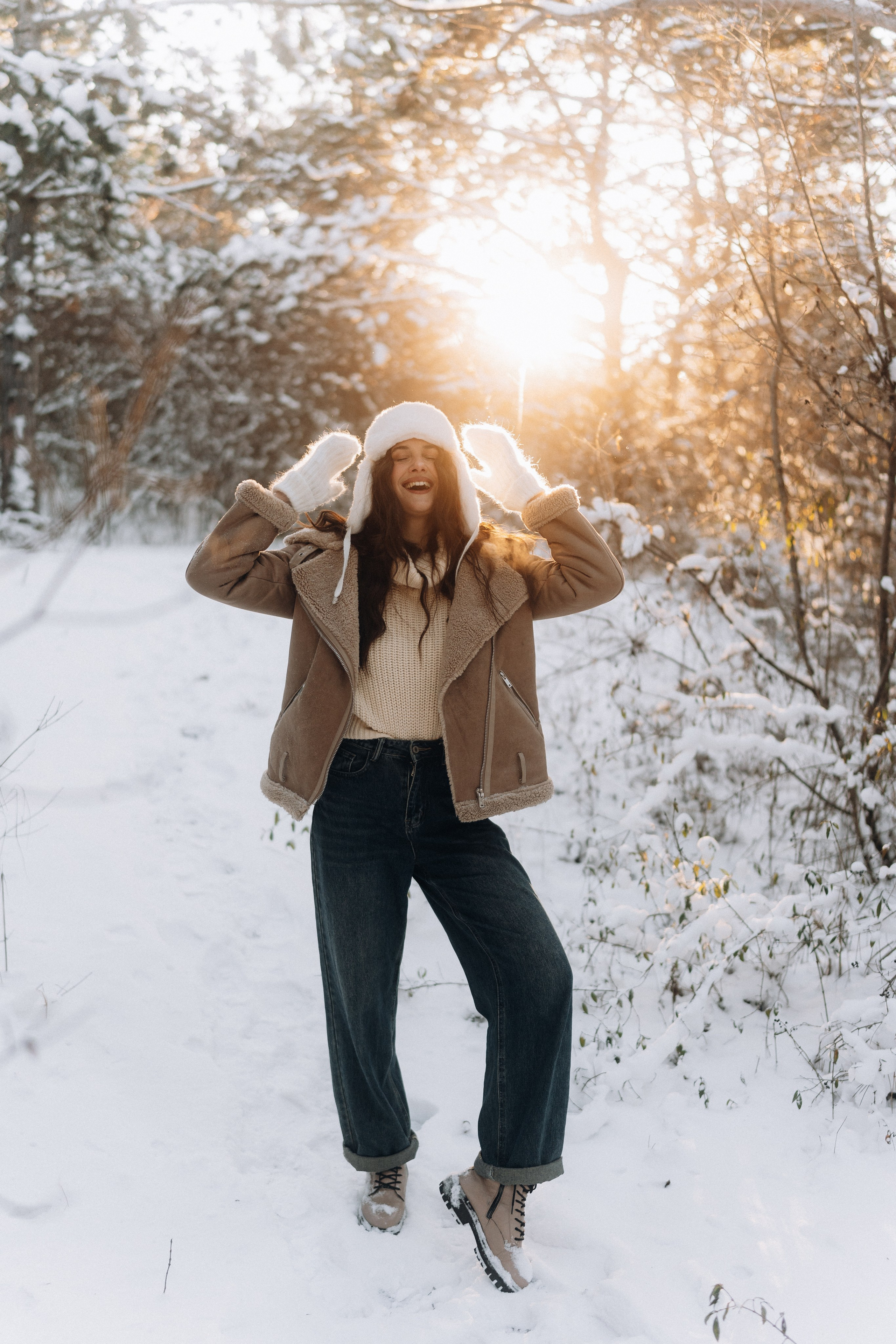 Валентина | Снежная прогулка. Портретный свадебный фотограф Крым | Евгения Щитенко