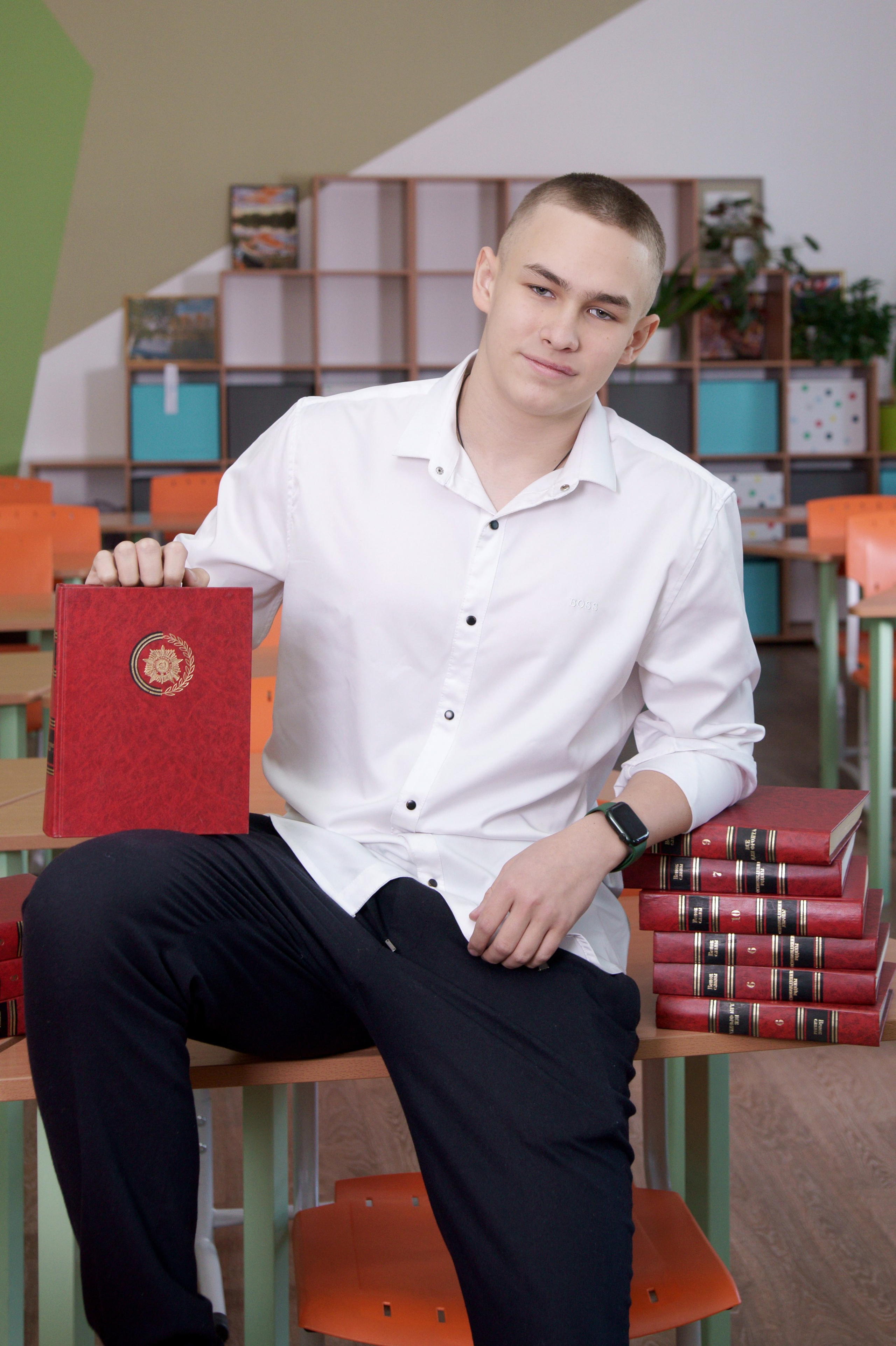 Школьная фотосессия выпускников 9, 11 классов в Иркутске