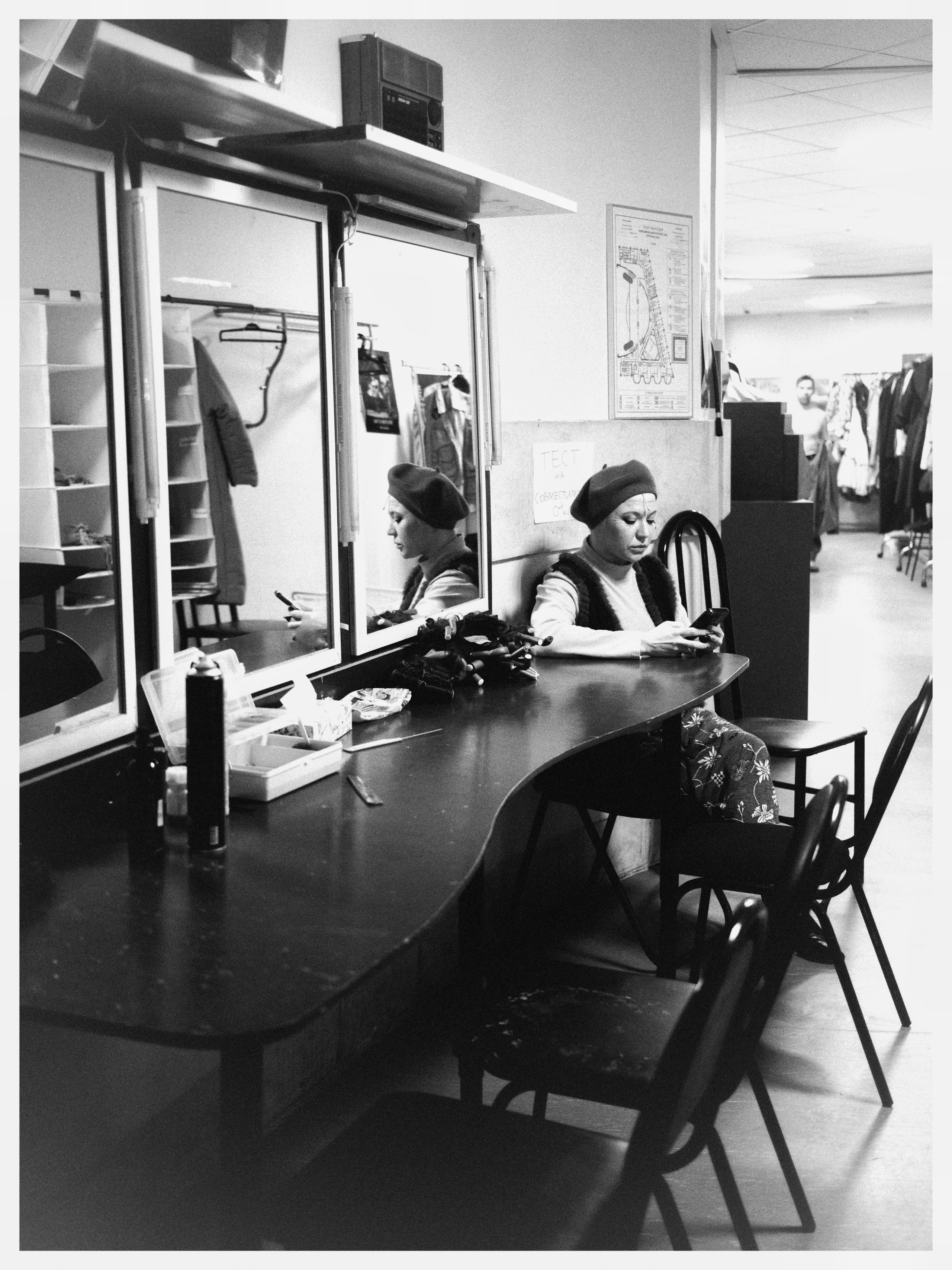 Theatre backstages. Portrait and backstage photographer Nina Crane