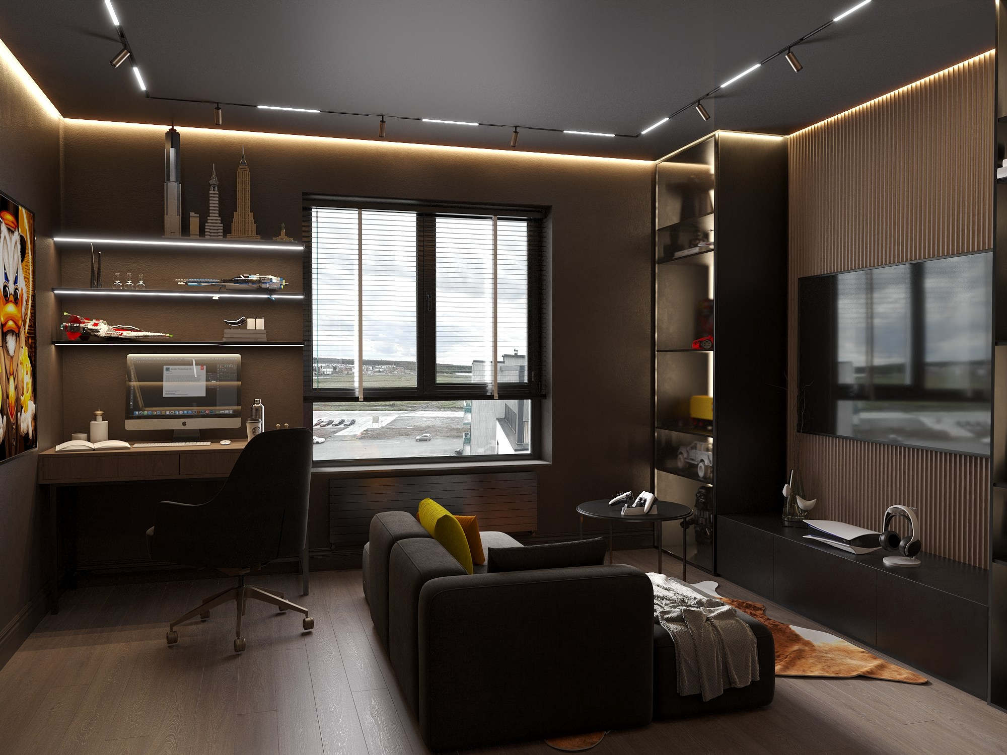 ЖК Хюгге 105 м². БК студия дизайна интерьера