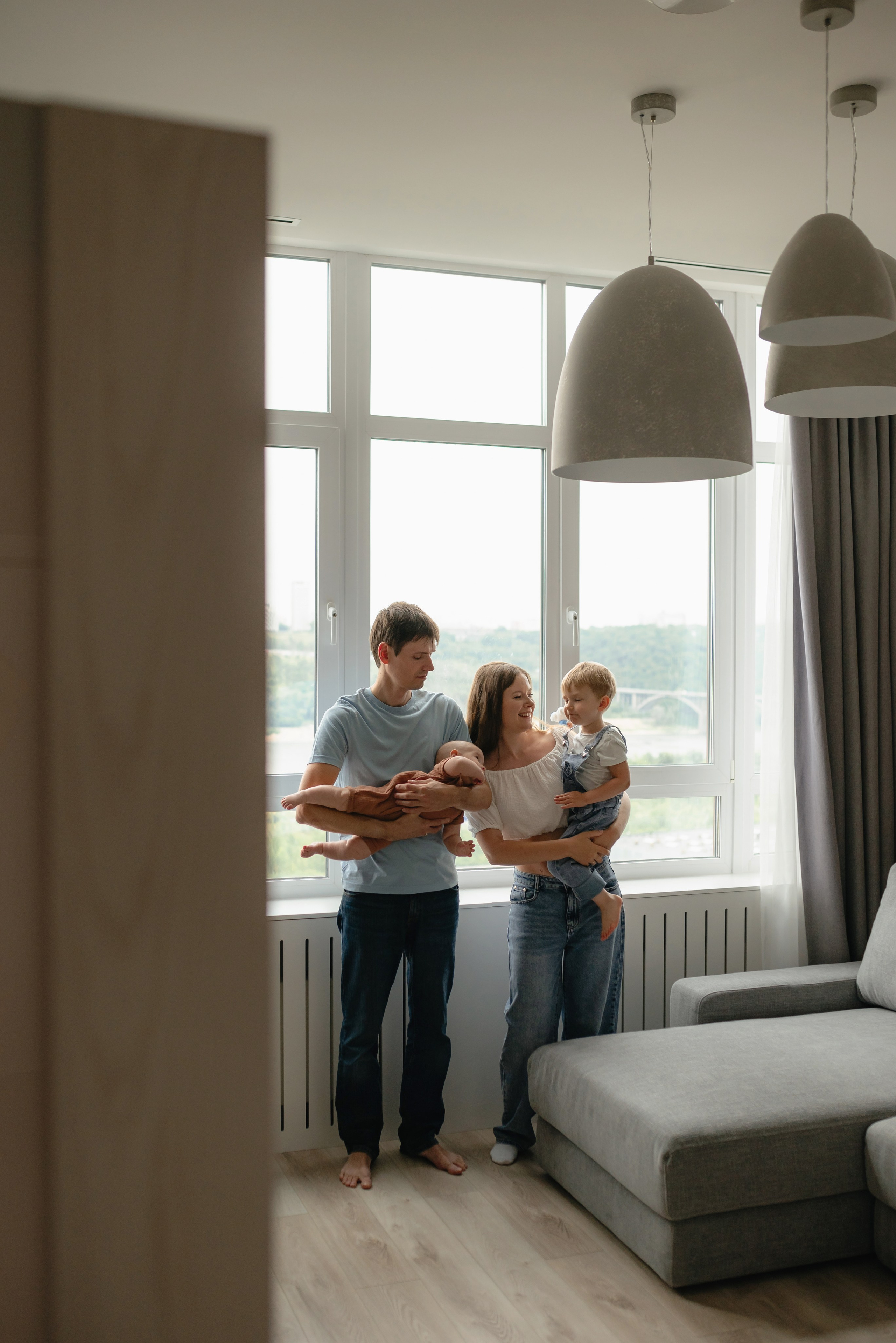 Мария, Дмитрий, Вася и Тима. Семейный и портретный фотограф Нижний Новгород