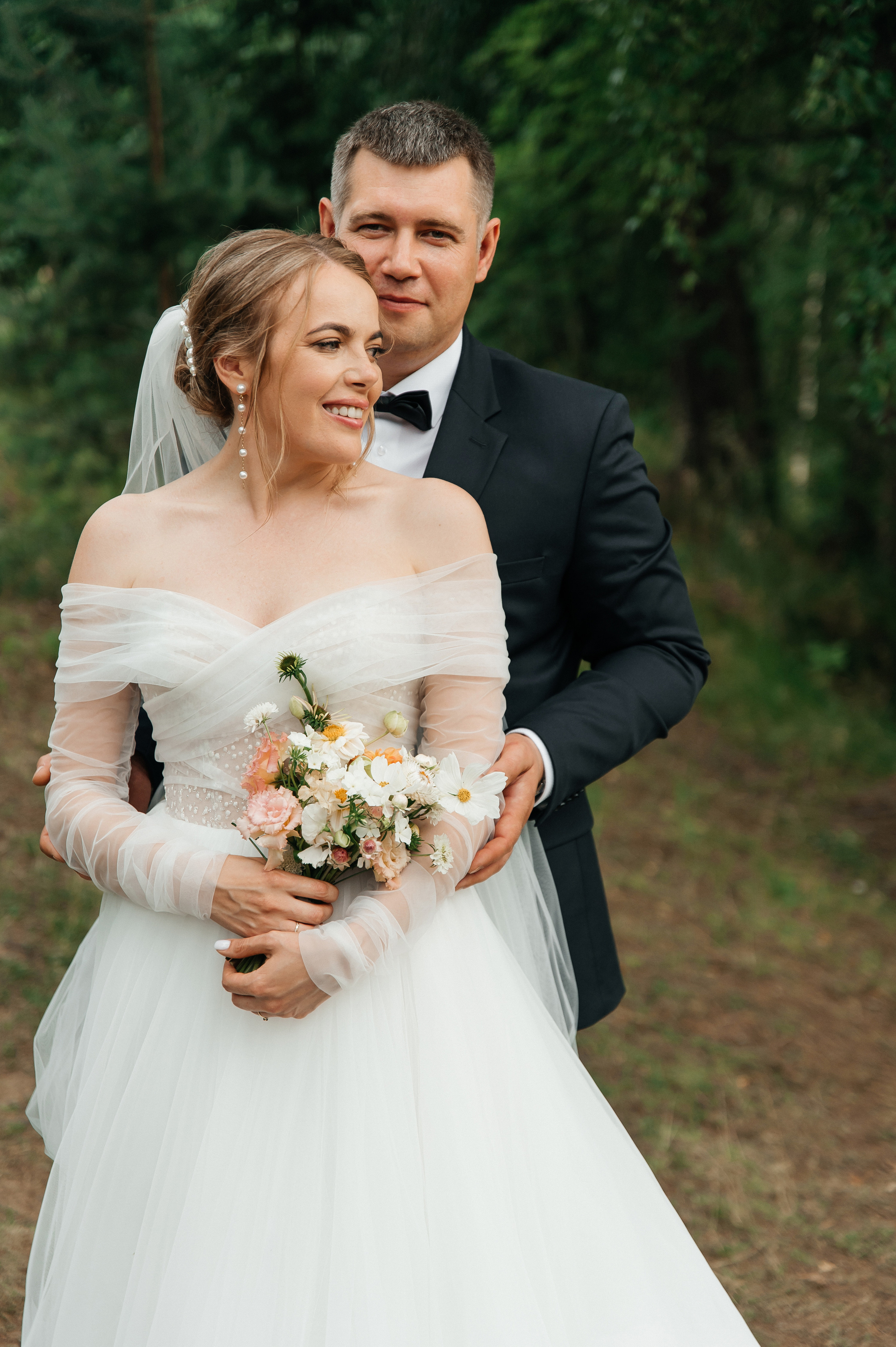 Wedding with dog. Wedding and family photographer in Dubai Vasilii Albul