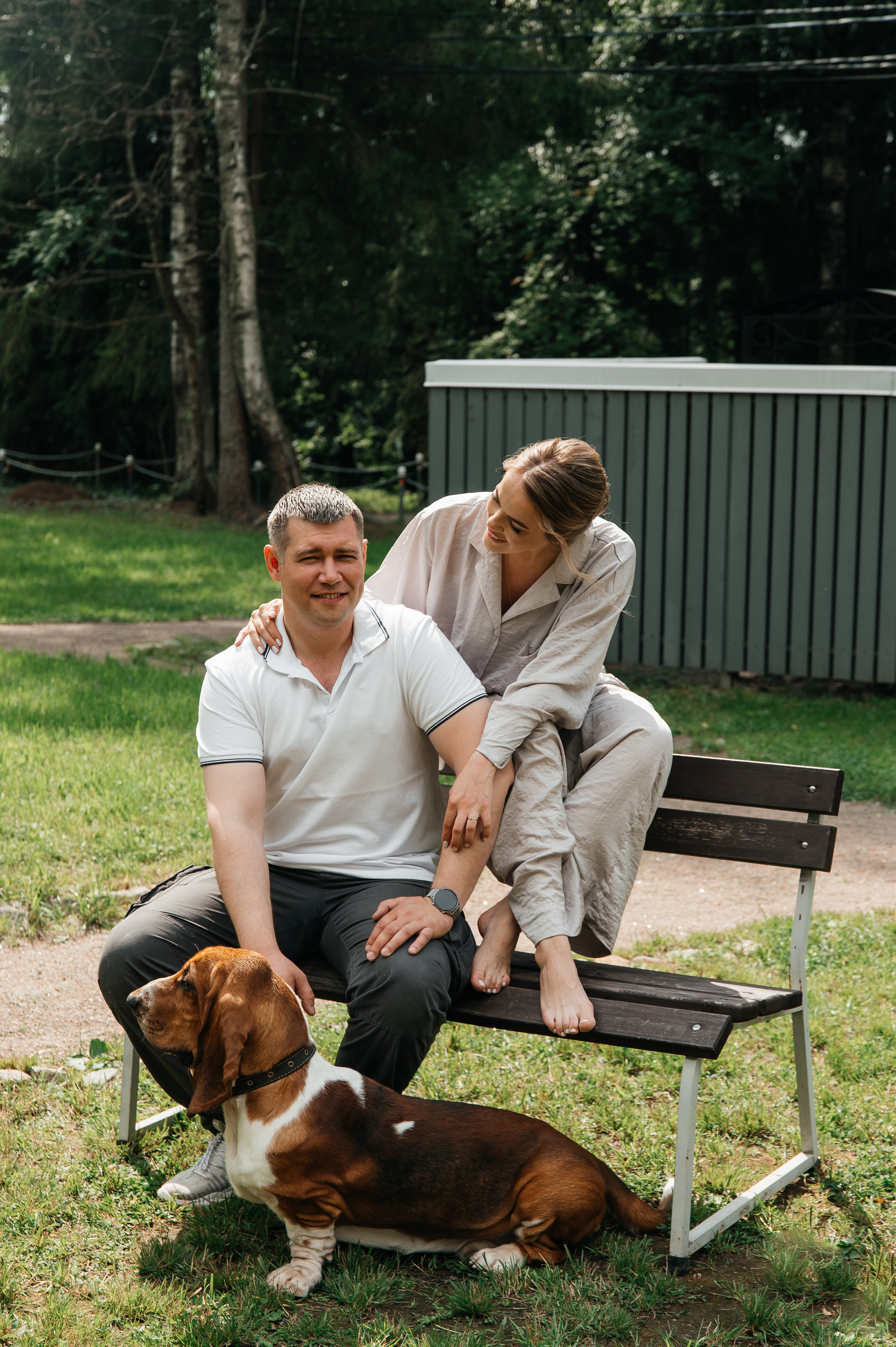 Wedding with dog. Wedding and family photographer in Dubai Vasilii Albul