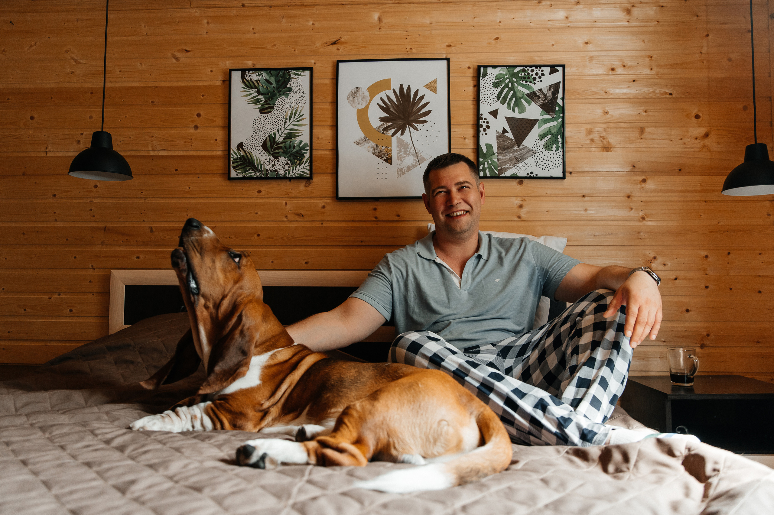 Wedding with dog. Wedding and family photographer in Dubai Vasilii Albul