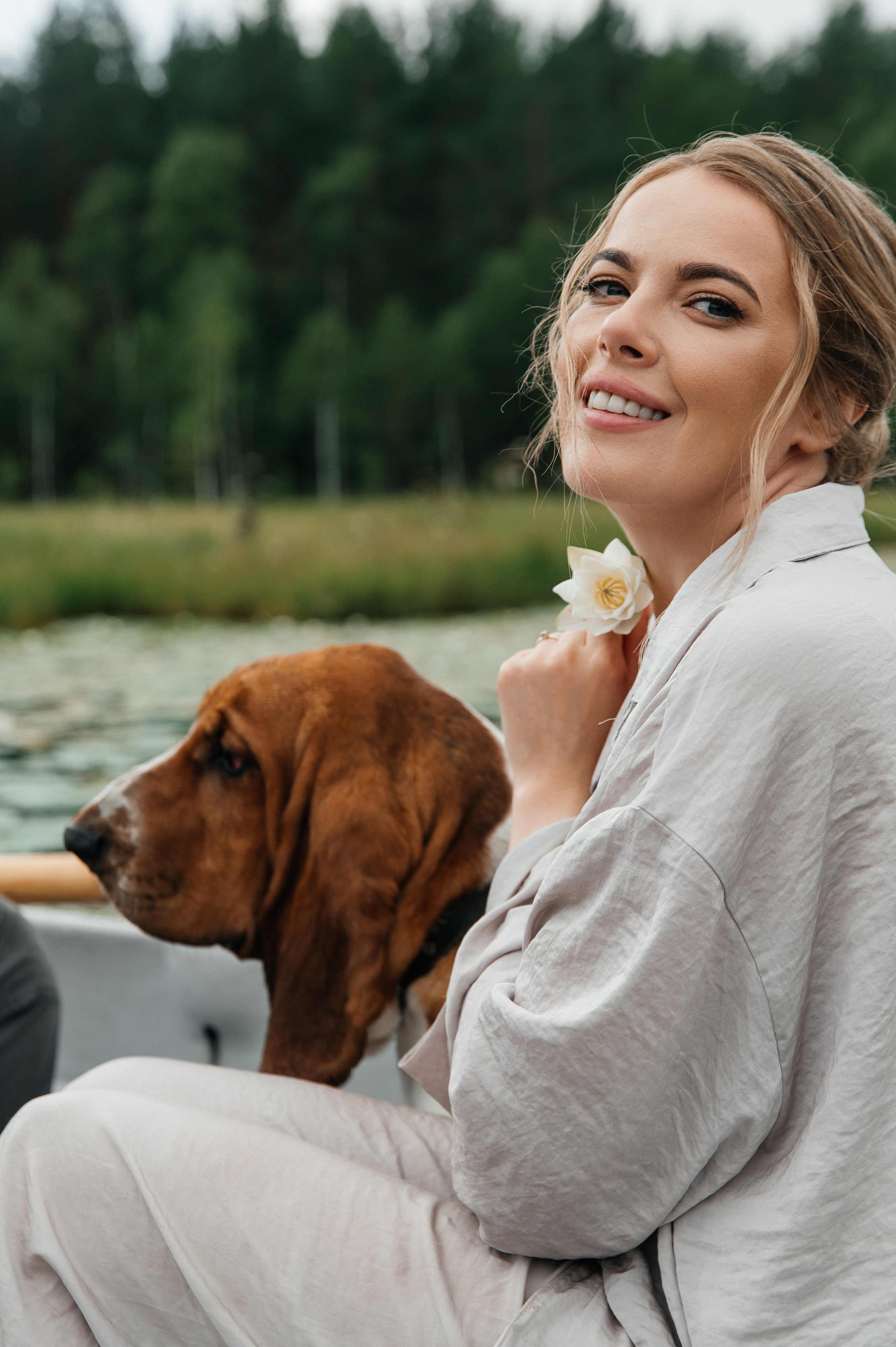 Wedding with dog. Wedding and family photographer in Dubai Vasilii Albul