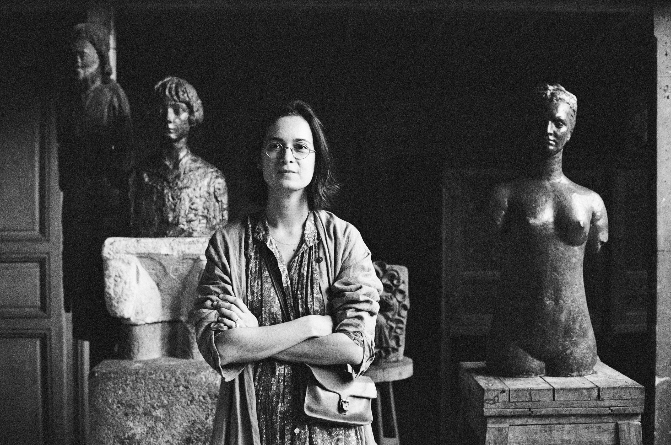 Portraits / b&w. Katya Zimina, film photographer