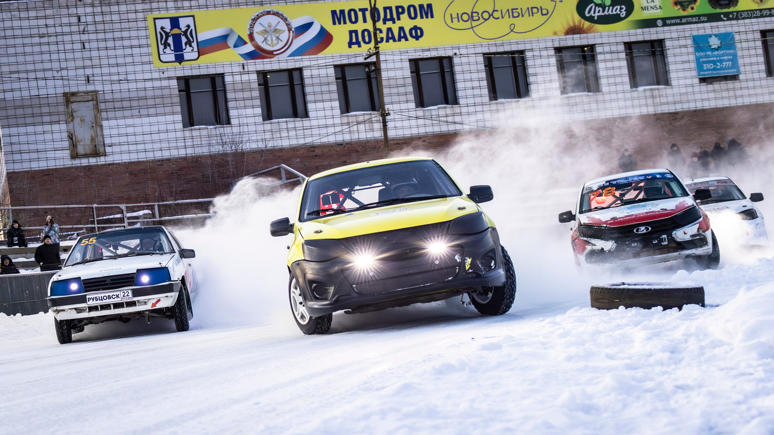 Автогонки «Трек 400» на льду. Bertran Ordo