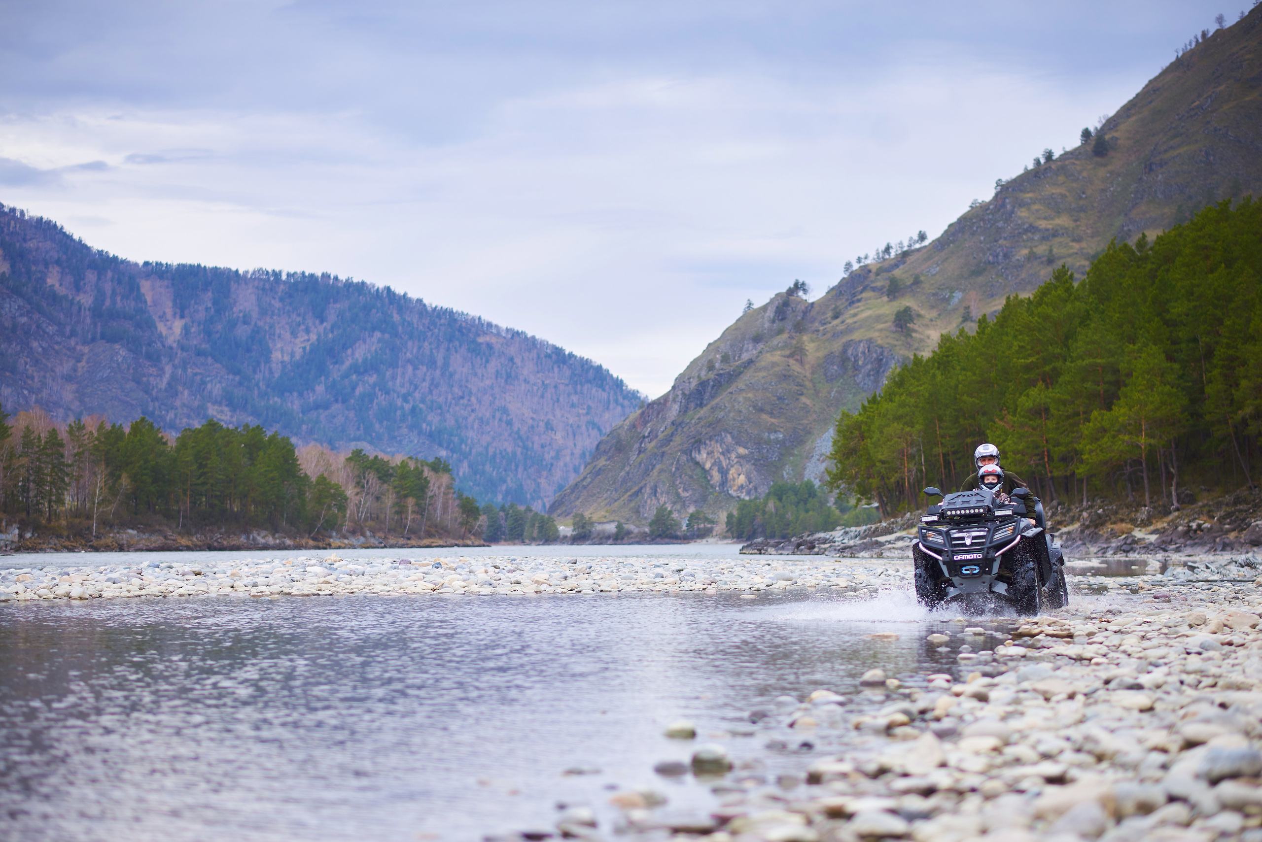 Прогулка на квадроцикле. Семейный фотограф в Барнауле, Горный Алтай, Заринск, Алейск