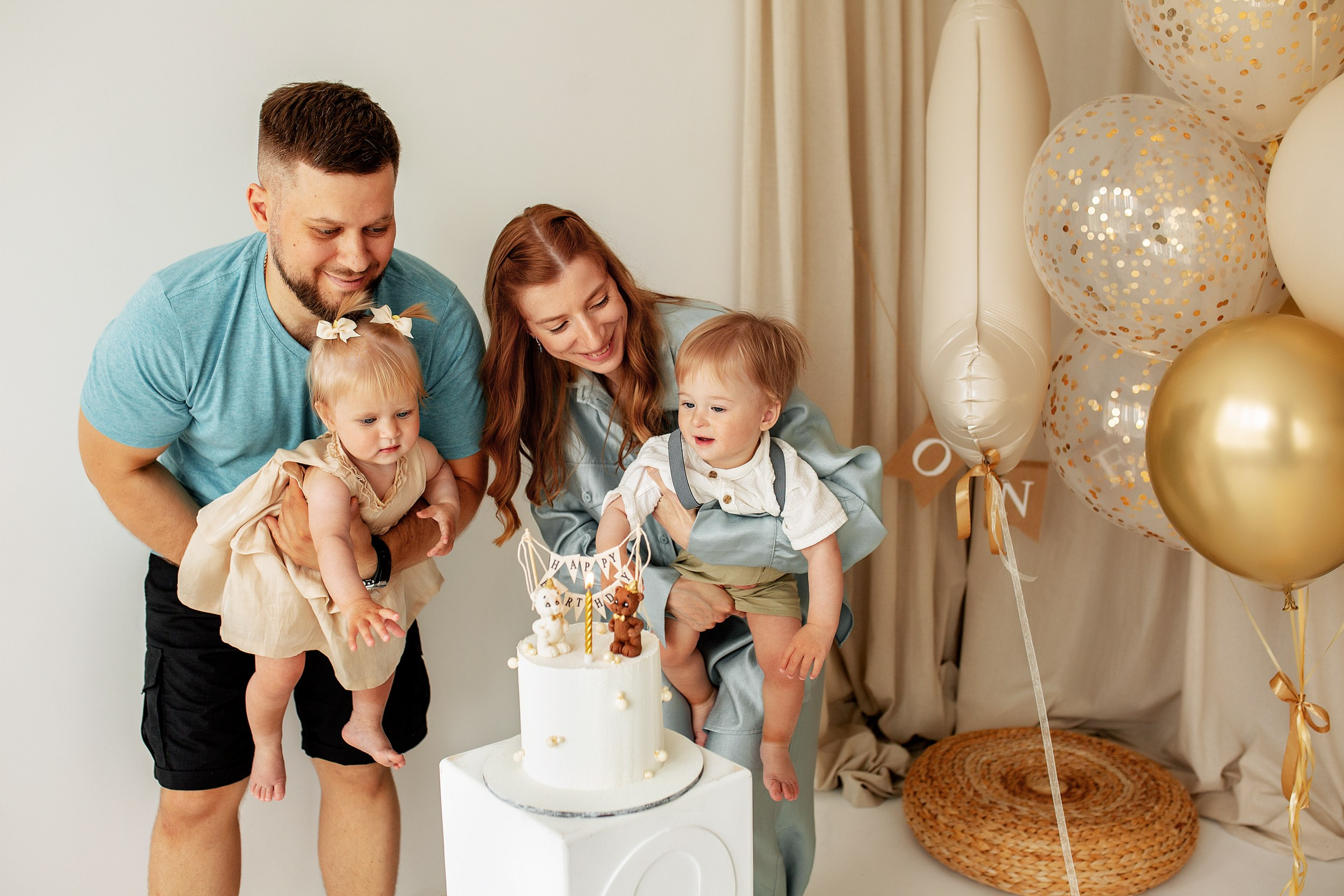 ВАРЯ и ИЛЬЯ 1 год. Фотограф новорожденных Оксана Полевская