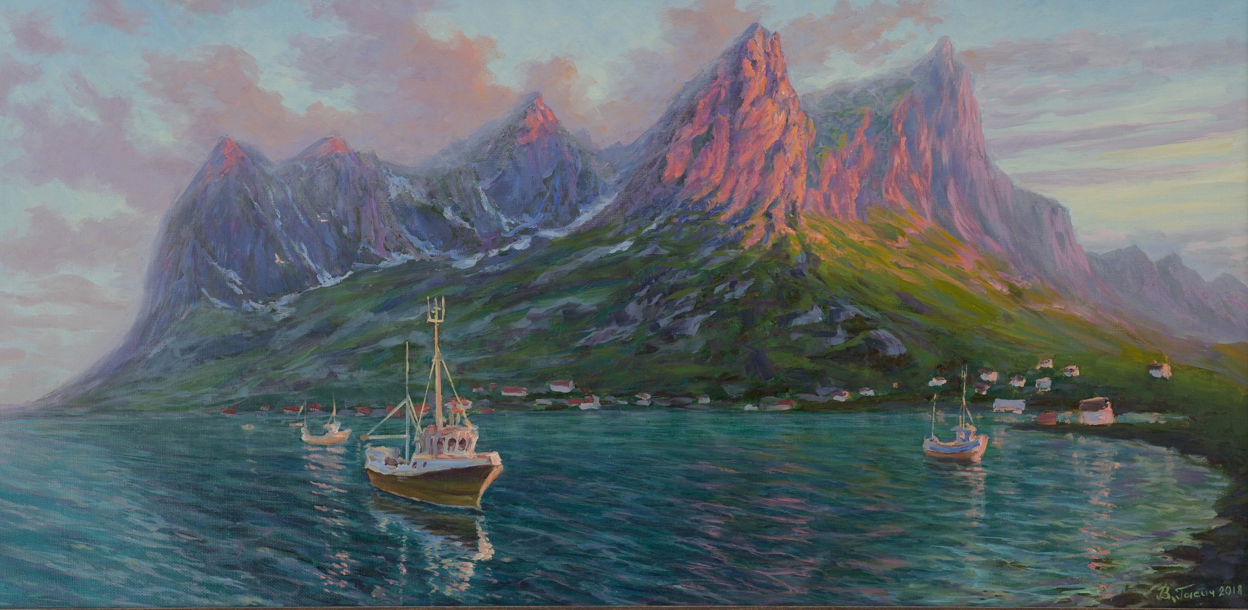 Пейзаж / Landscape. Художник Василий Гасич