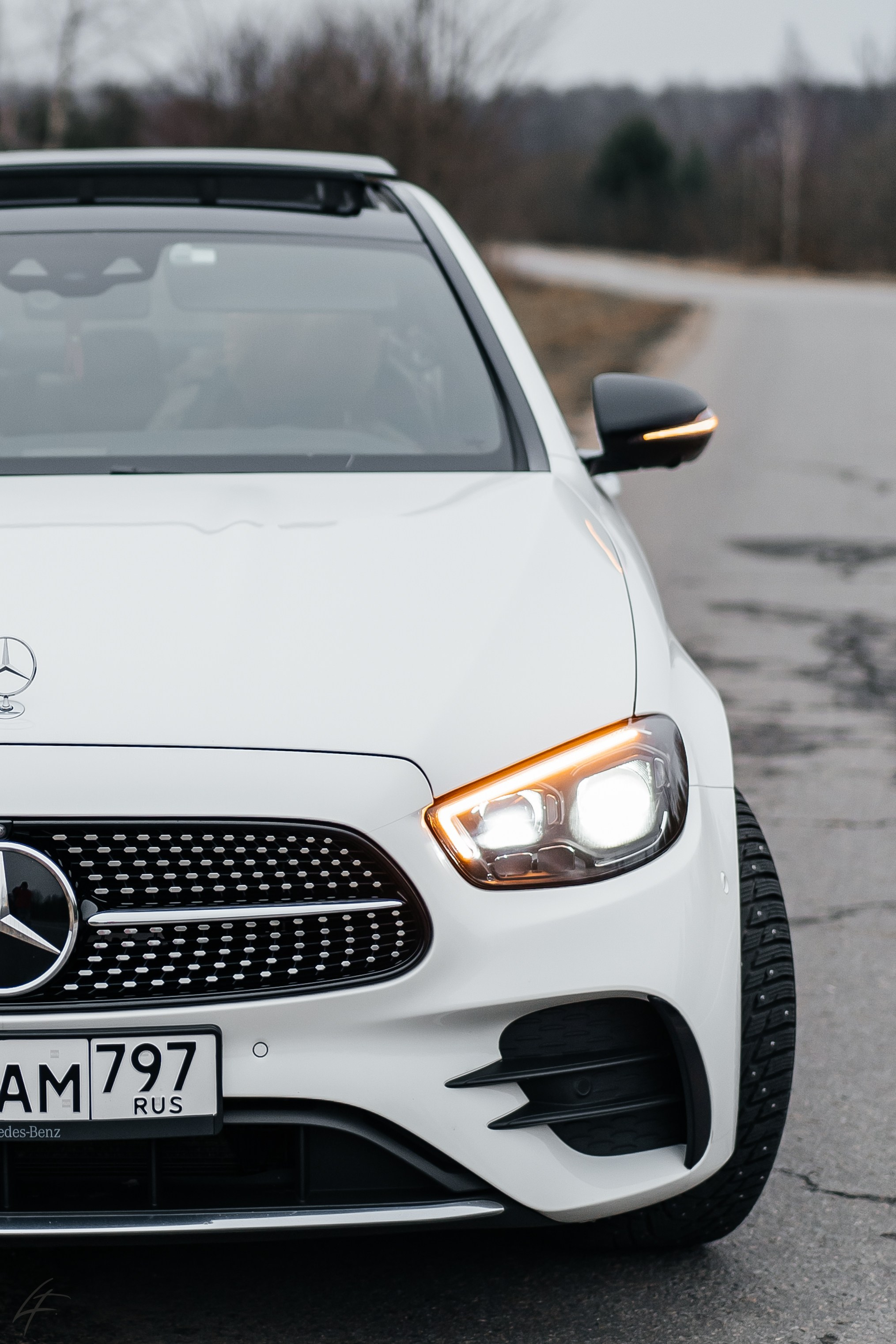 Mercedes-Benz E 350 фотосет Тульская область Заокский район Поленово Москва Серпухов фотограф Фирстова Лиза 